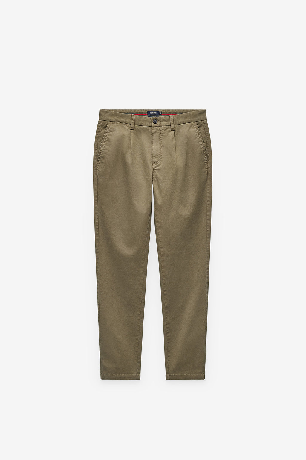 PANTALONES CHINO TAPERED FIT CON PINZAS