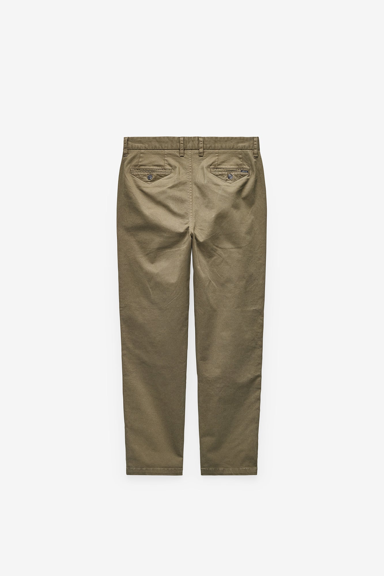 CALÇAS CHINO TAPERED FIT COM PINÇAS