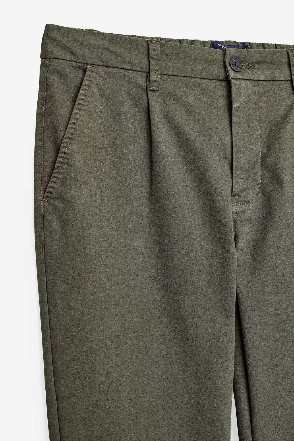 Pantalón chino con elástico lateral