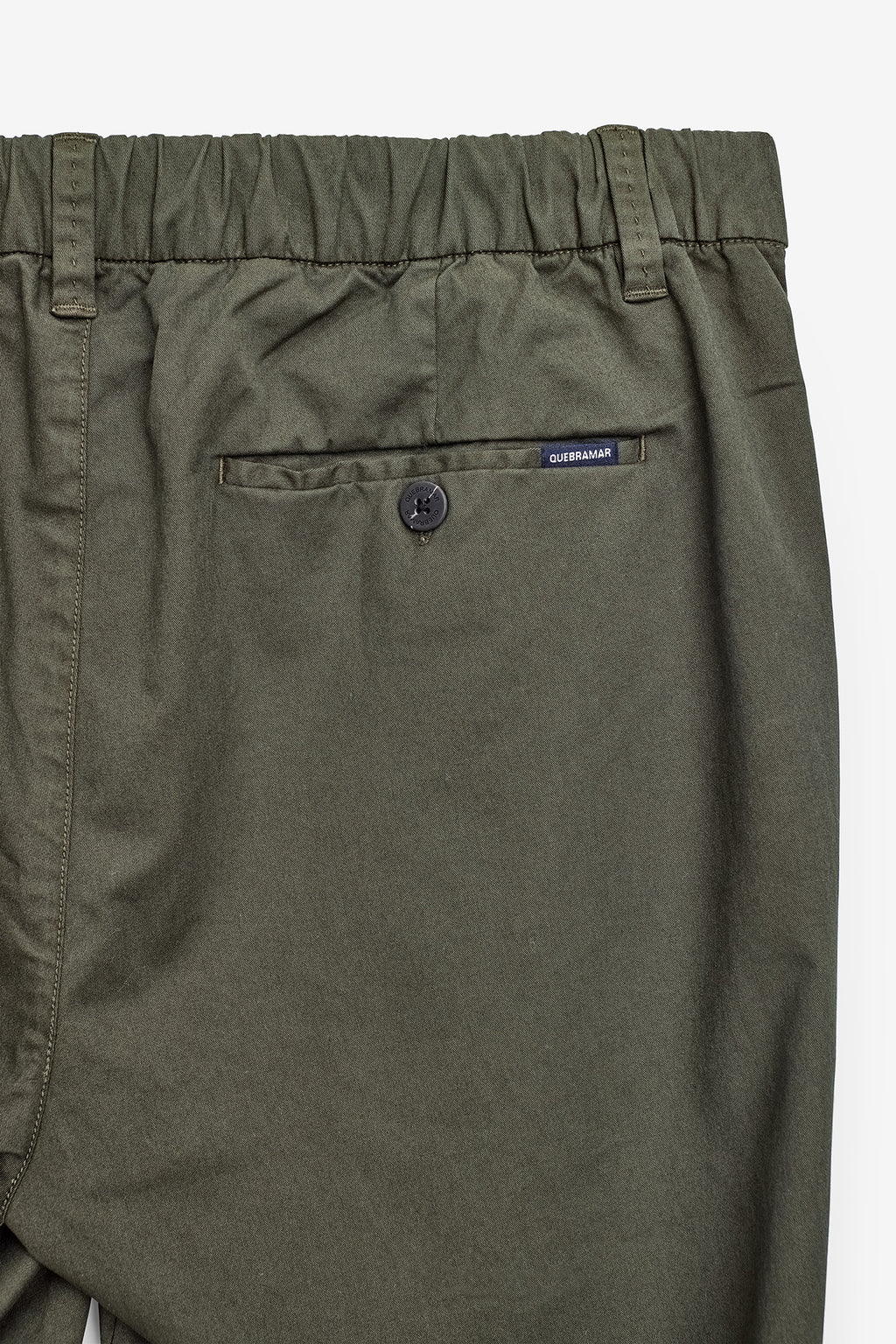 Pantalón chino con elástico lateral