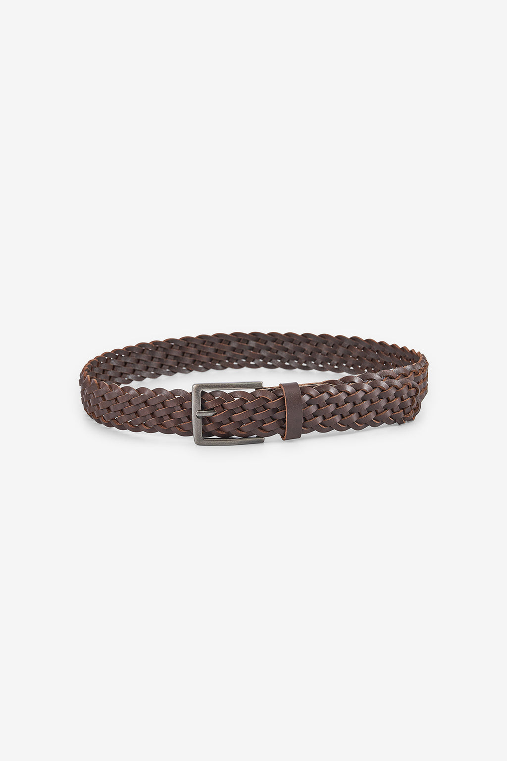CINTURÓN DE CUERO TRENZADO