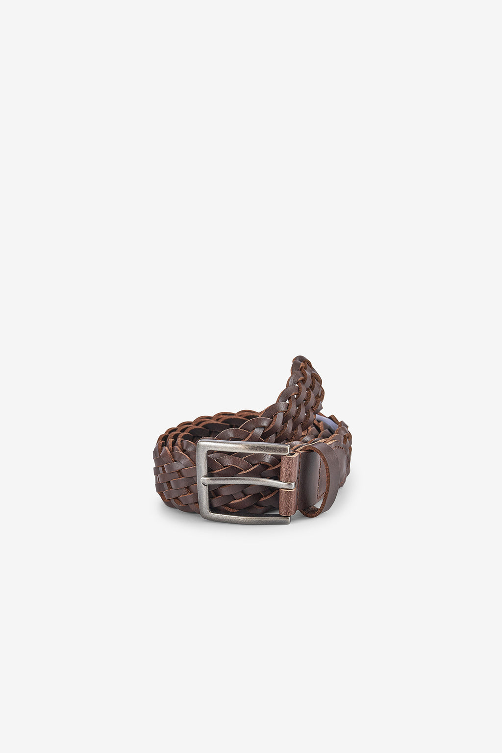 CINTURÓN DE CUERO TRENZADO