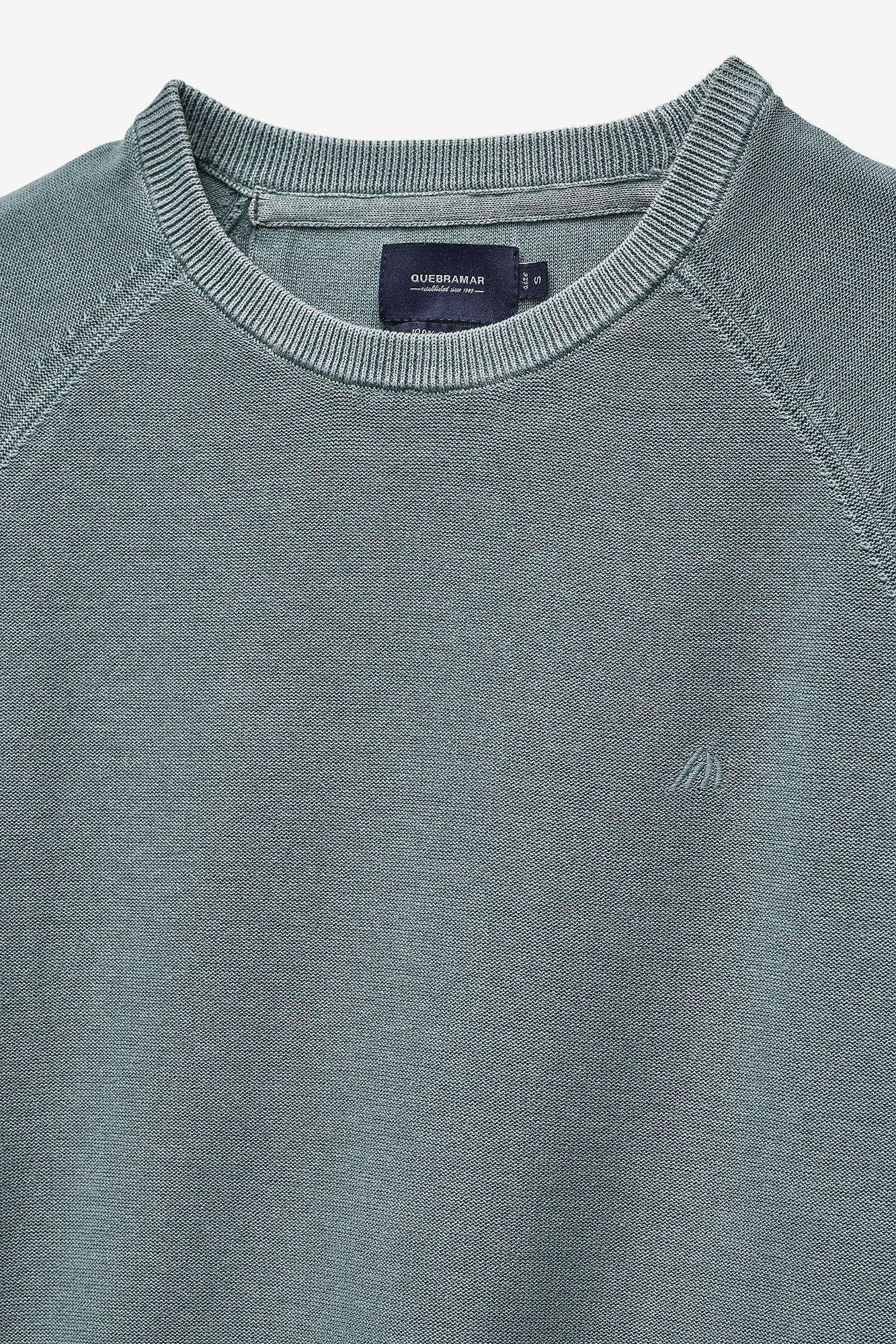 CAMISOLA DE MALHA COM DECOTE REDONDO