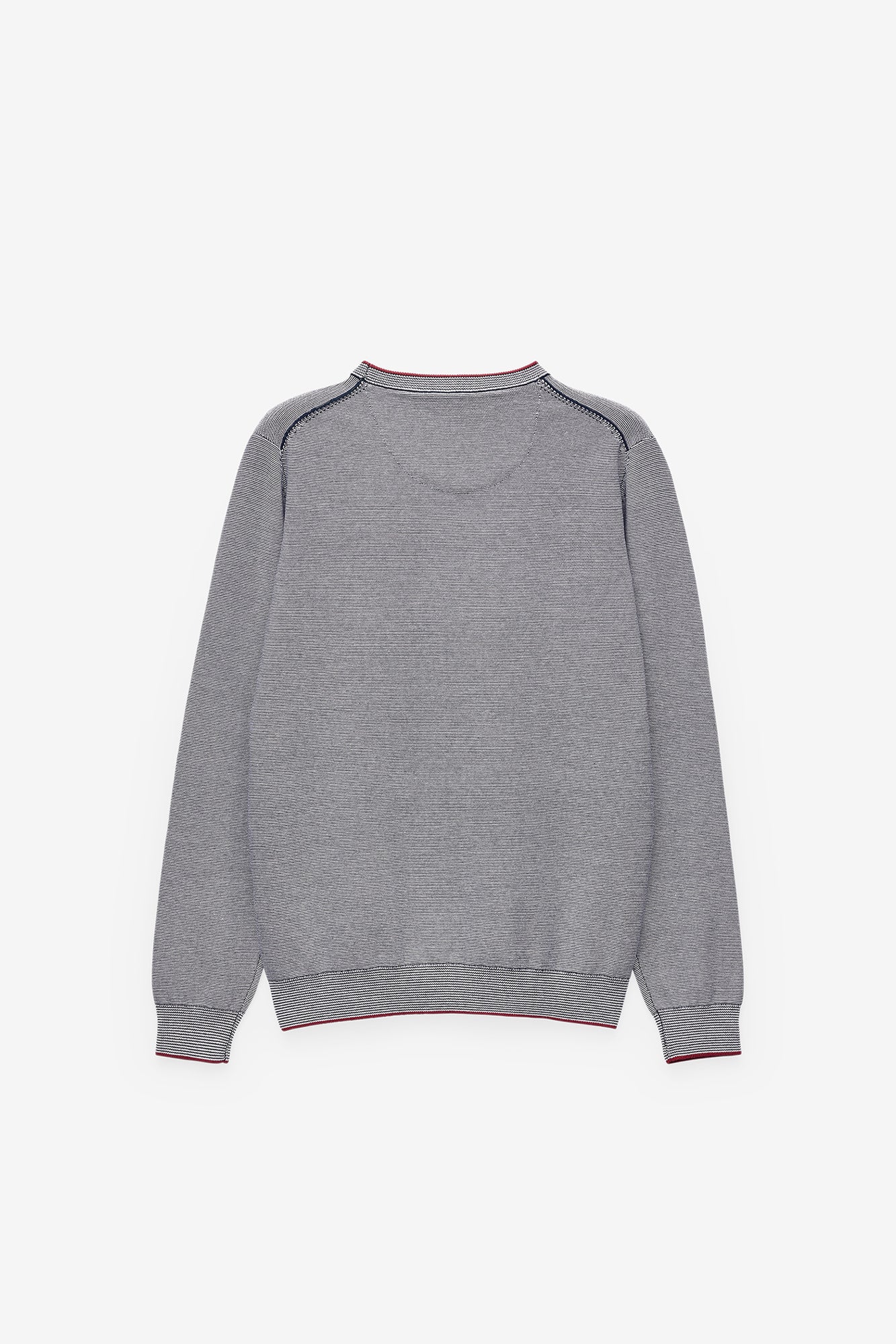 CAMISOLA DE MALHA COM RISCAS