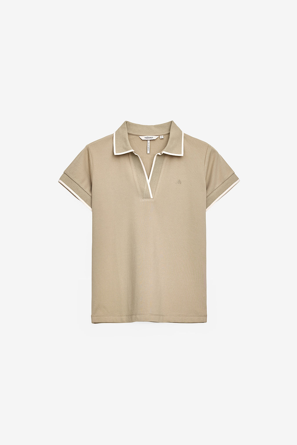 POLO PIQUÉ CON TAPETA SIN BOTONES