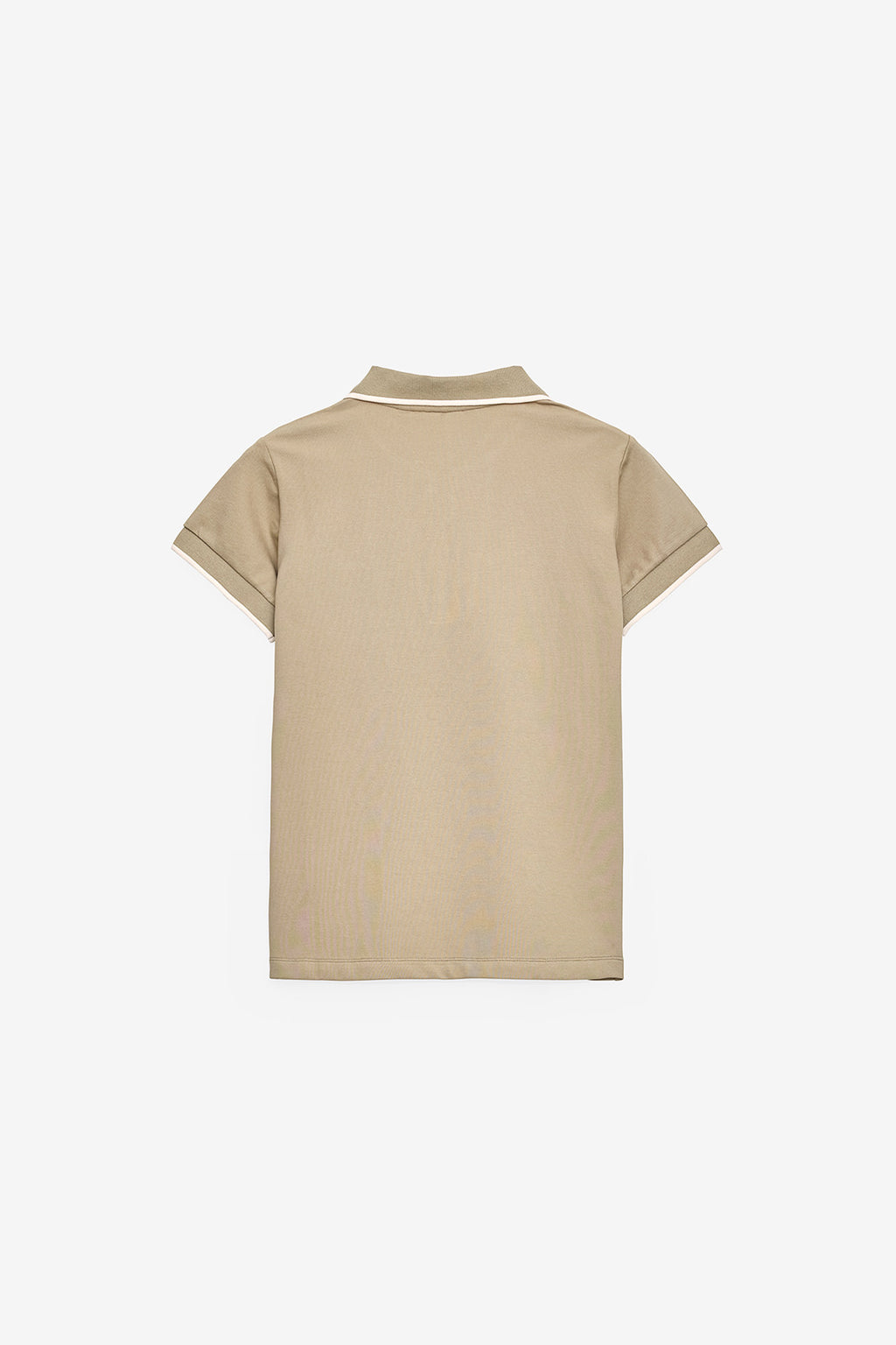 POLO PIQUÉ CON TAPETA SIN BOTONES