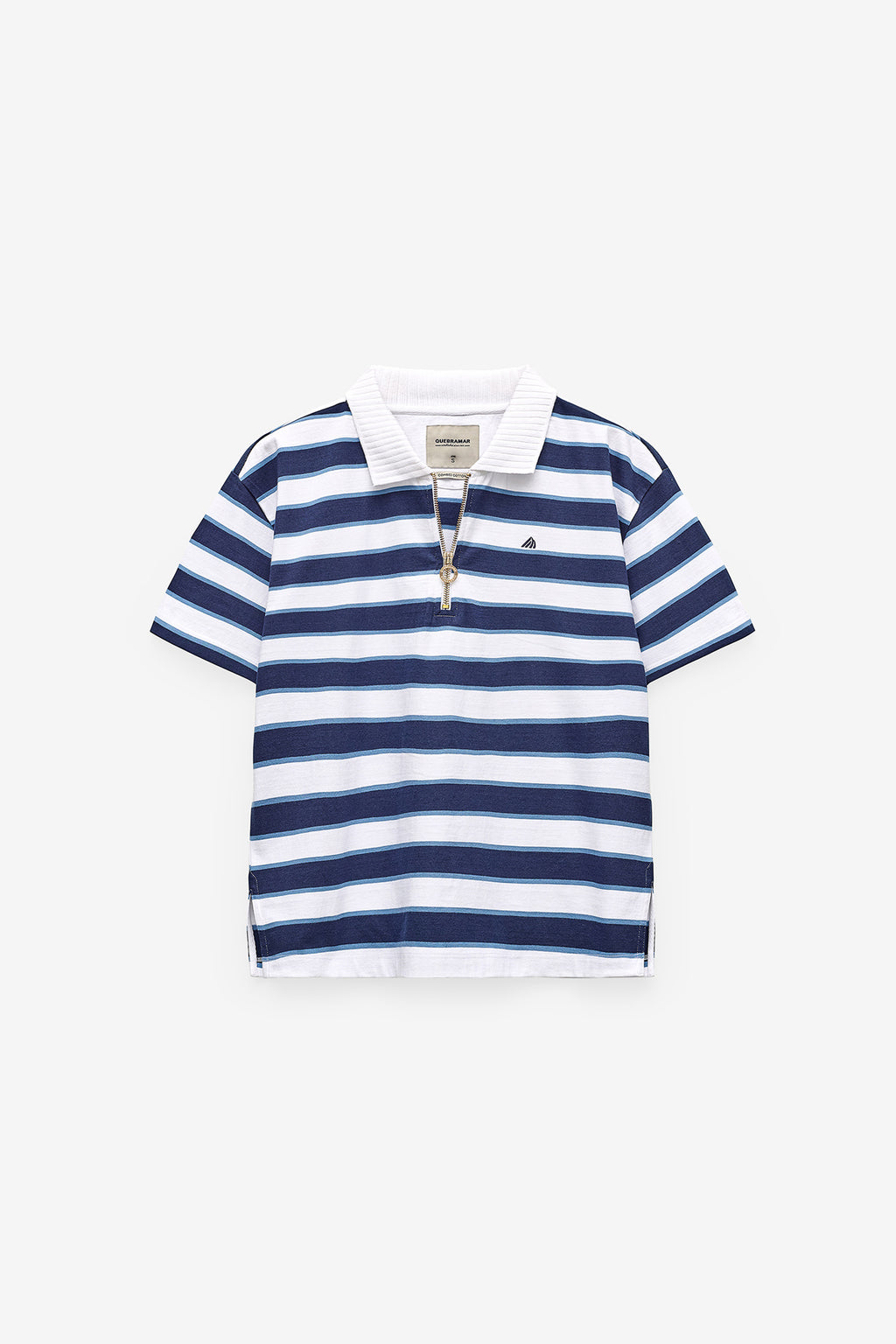 POLO COM RISCAS E FECHO