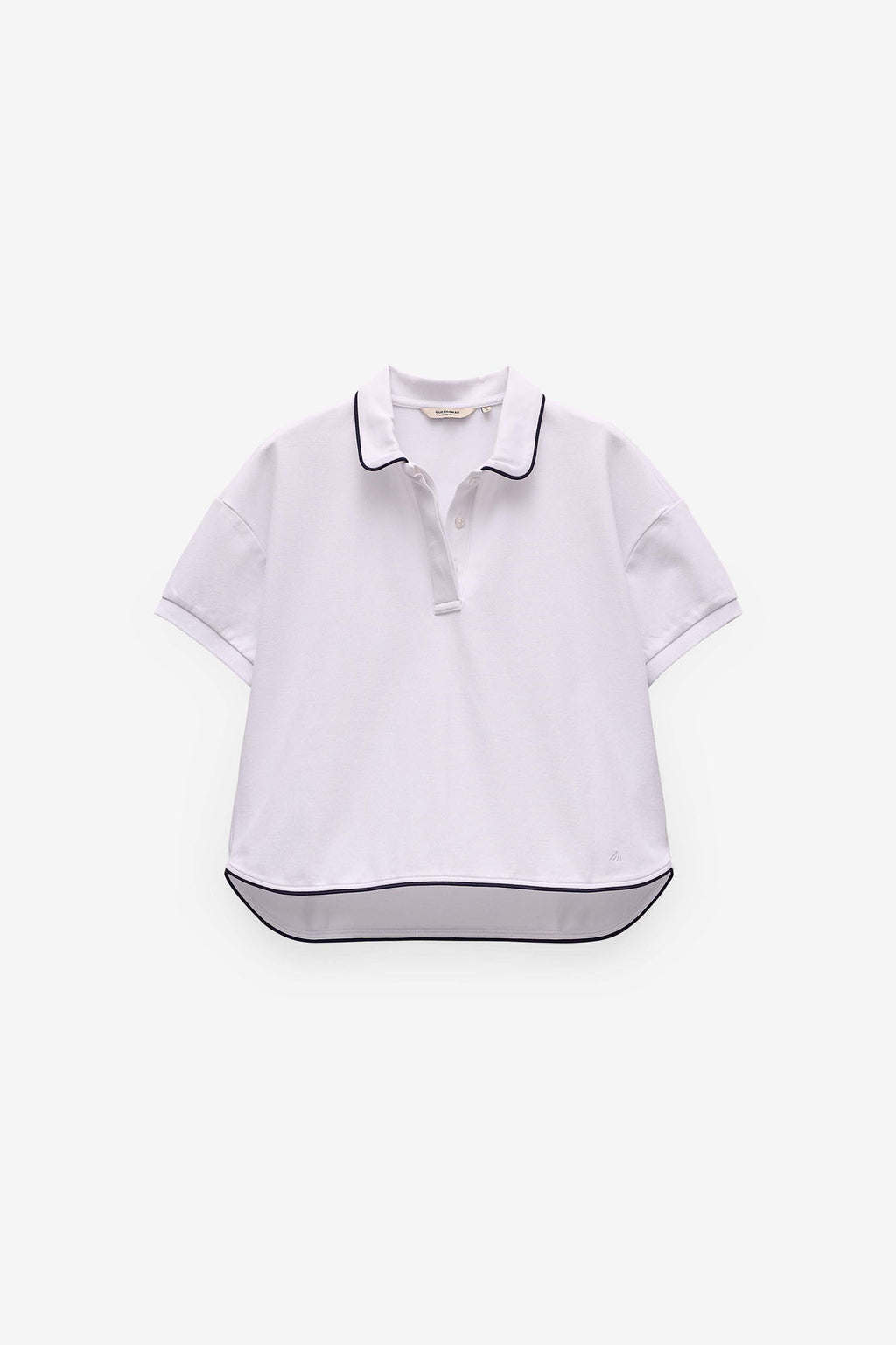 POLO COM CONTRASTES FITTING LARGO