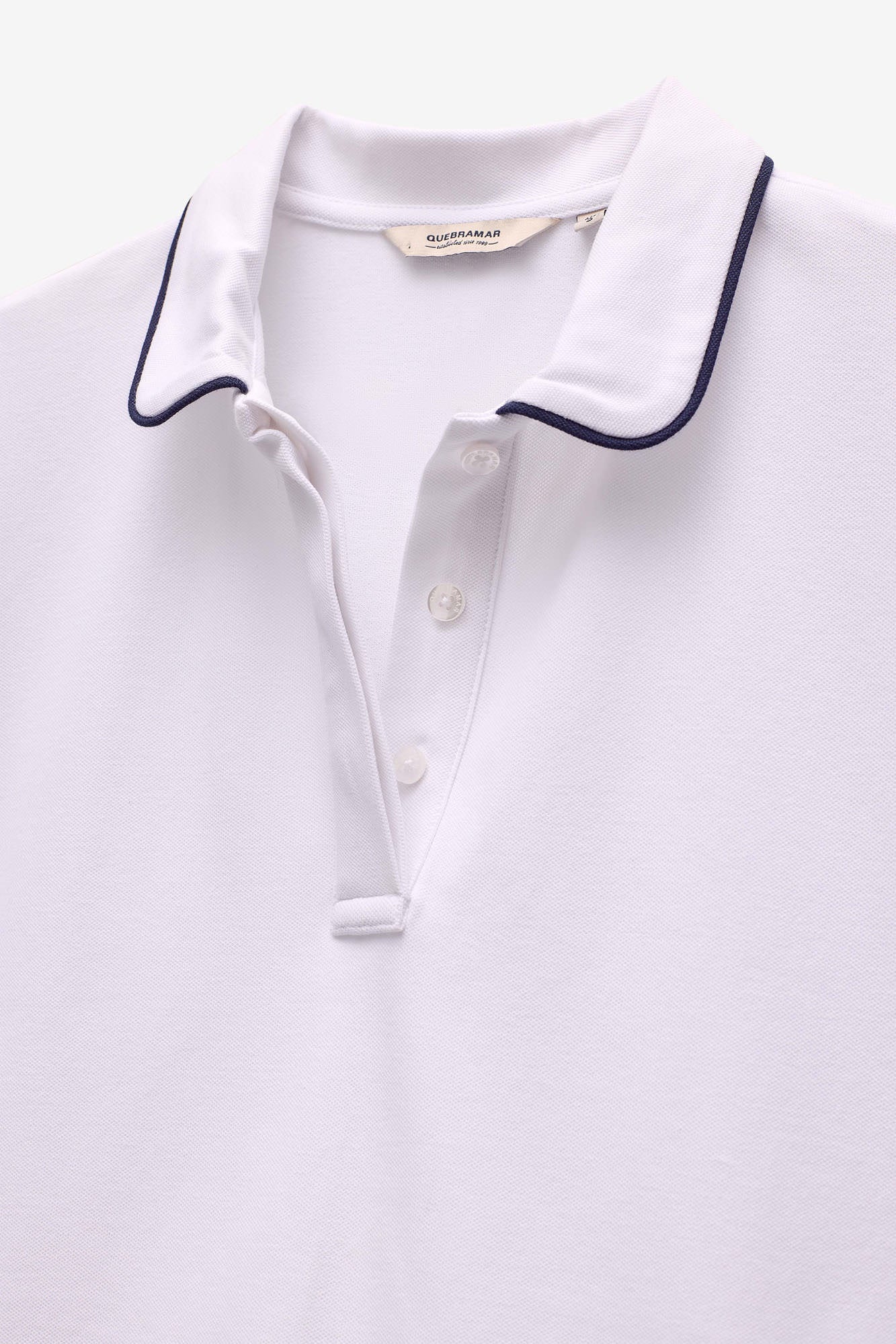 POLO COM CONTRASTES FITTING LARGO