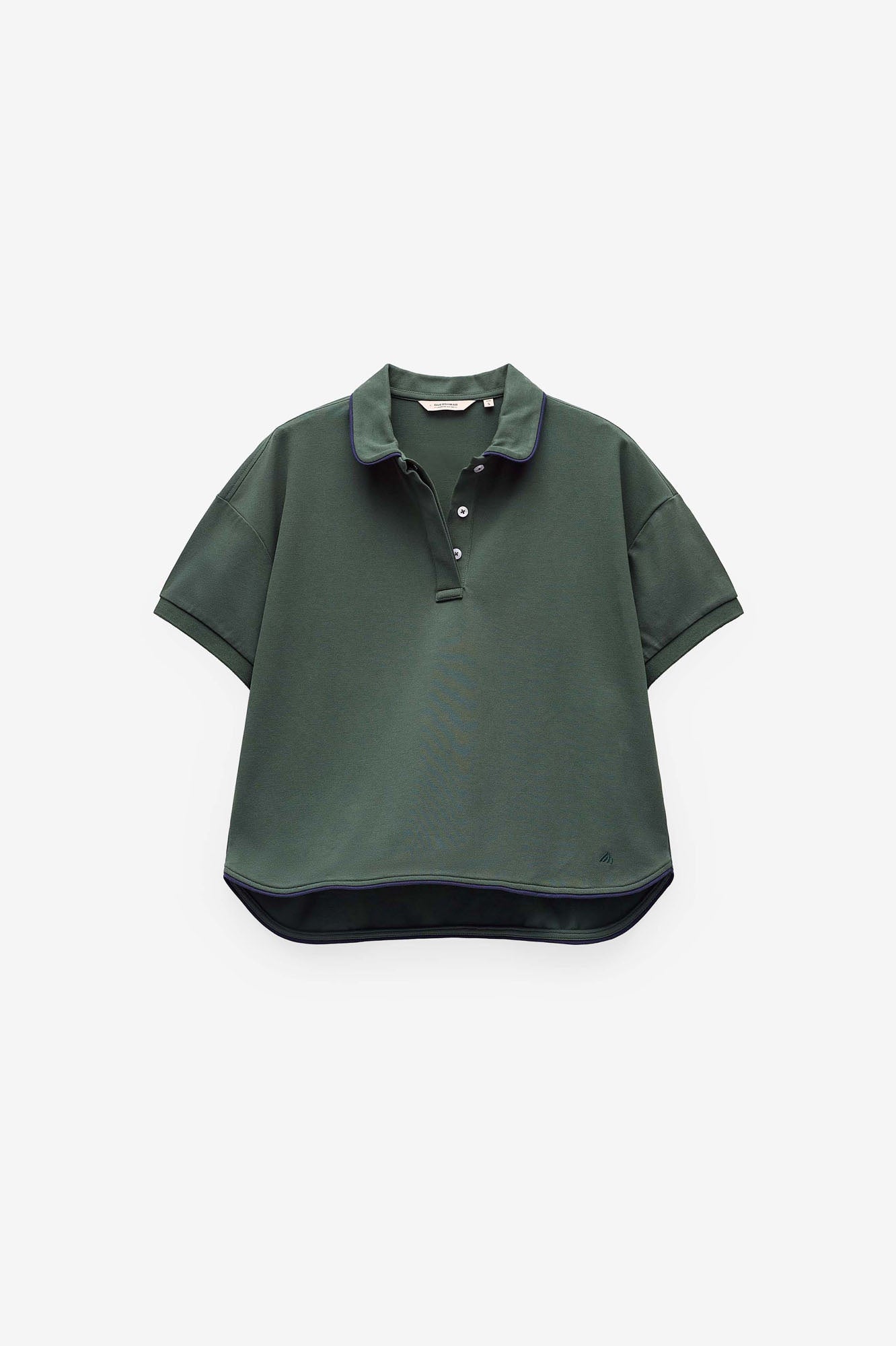 POLO COM CONTRASTES FITTING LARGO