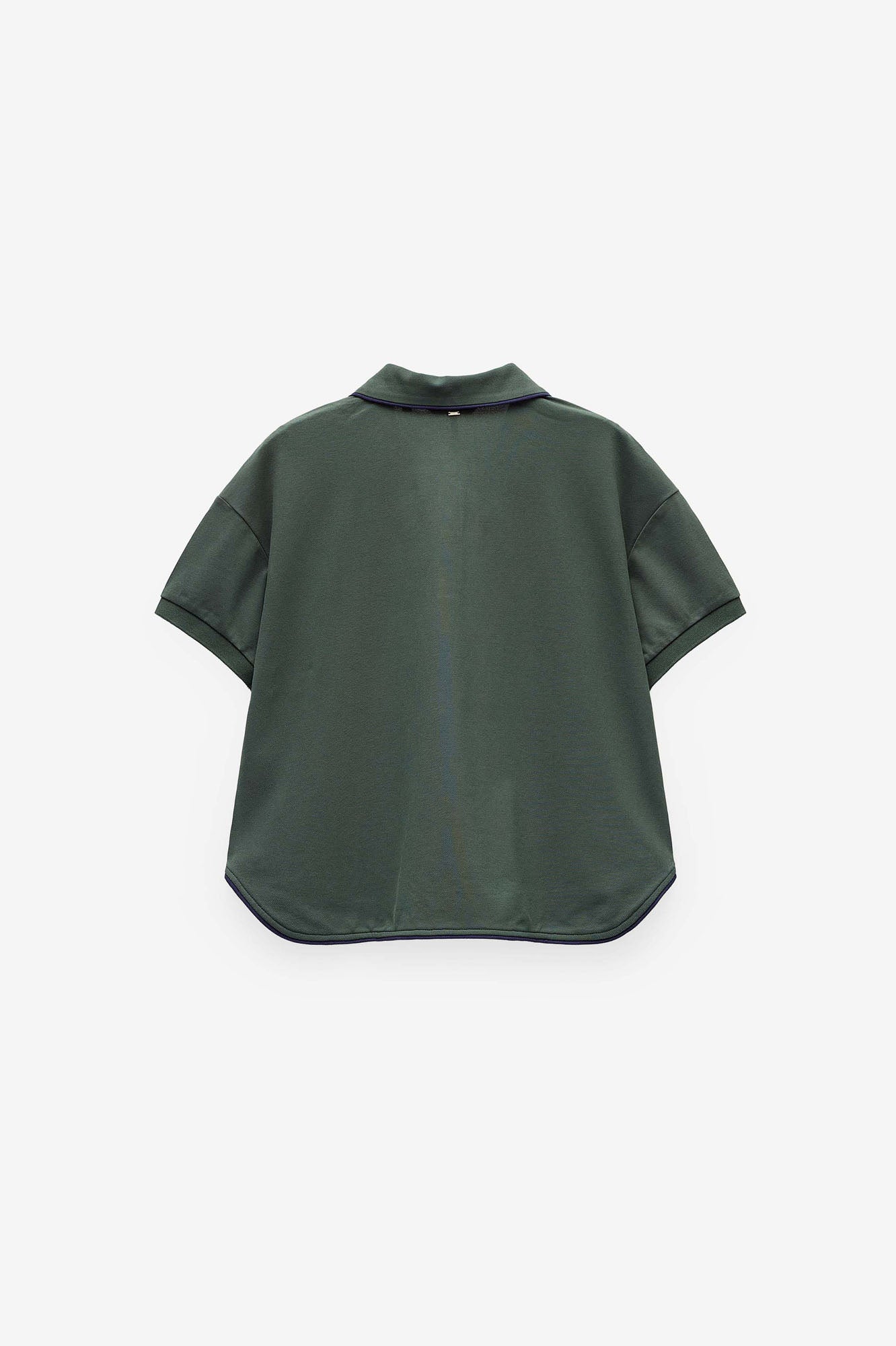POLO COM CONTRASTES FITTING LARGO