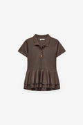 POLO DE PUNTO CON PEPLUM