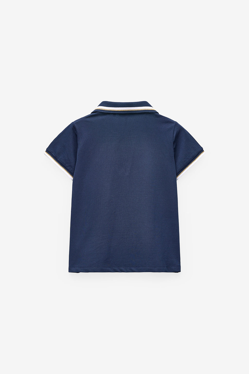 POLO CON CONTRASTES EN CUELLO Y MANGAS