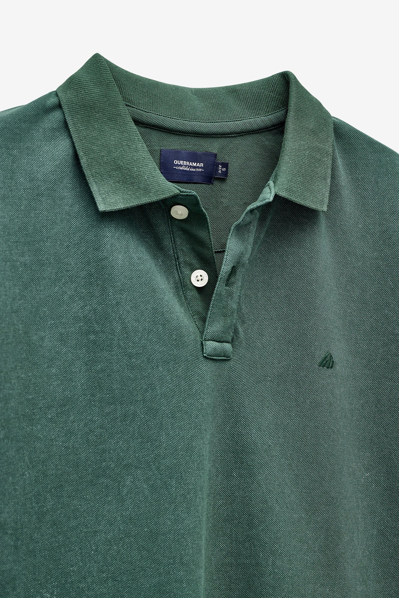 POLO PIQUÉ CON EFECTO LAVADO