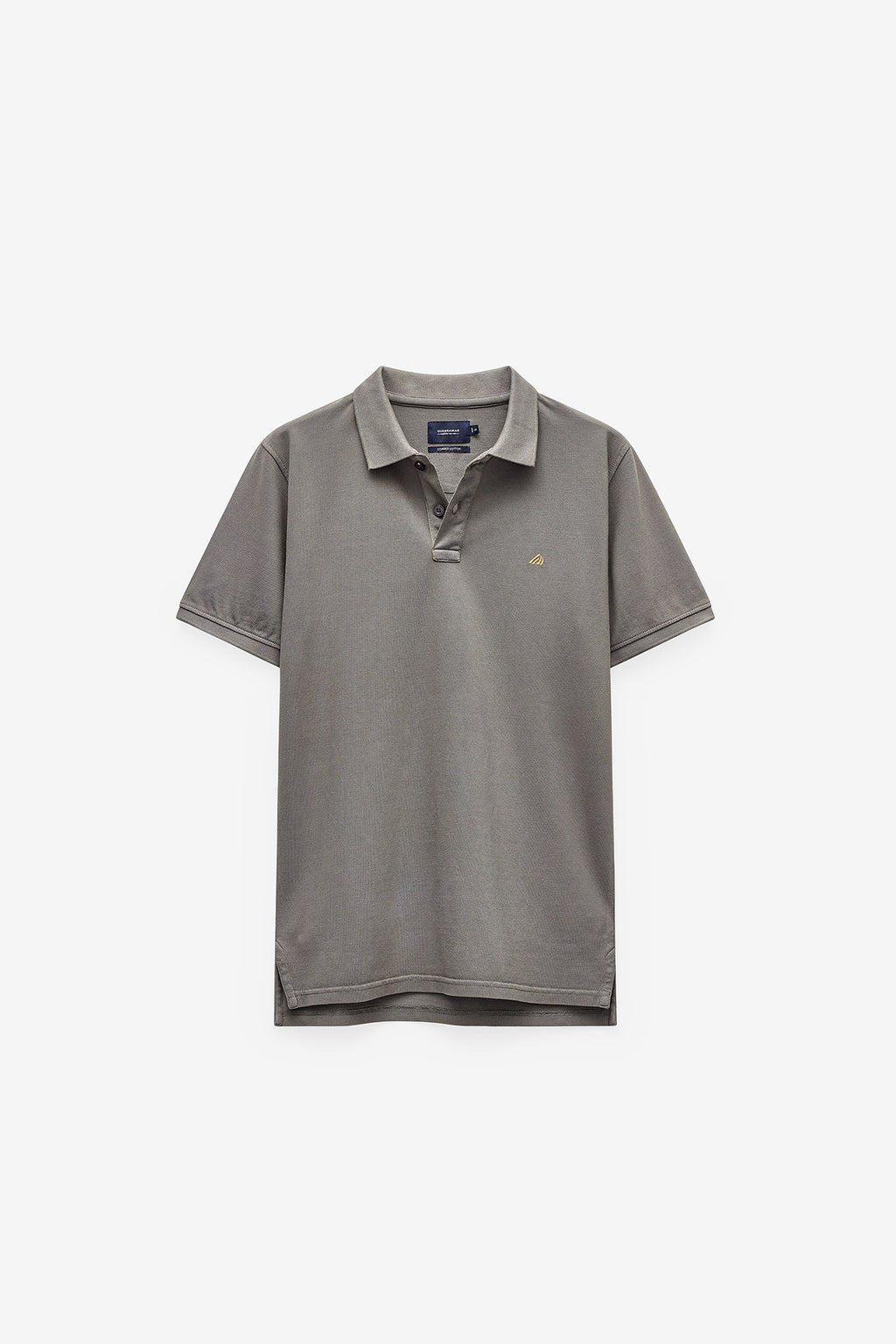 POLO PIQUET COM LOGO EM CONTRASTE