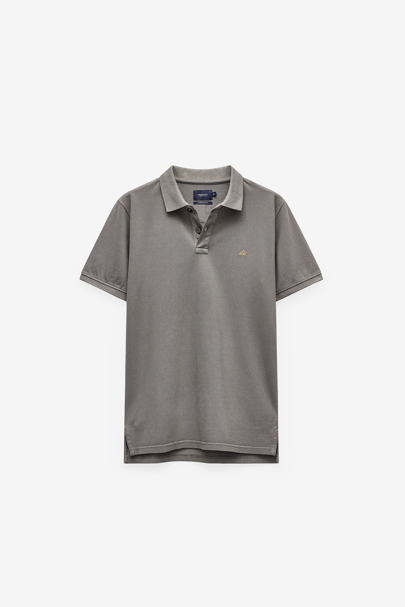POLO PIQUET COM LOGO EM CONTRASTE