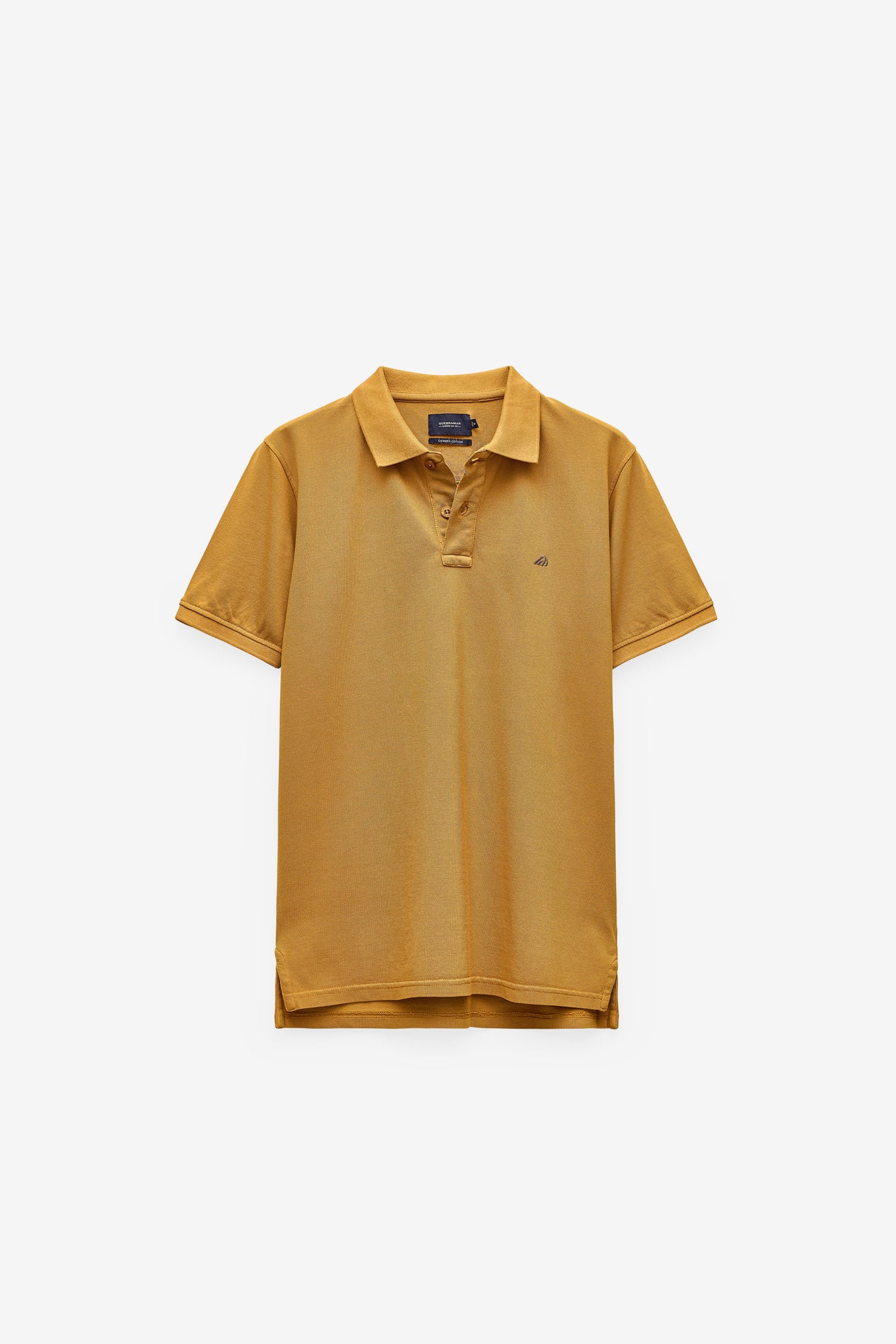 POLO PIQUET COM LOGO EM CONTRASTE