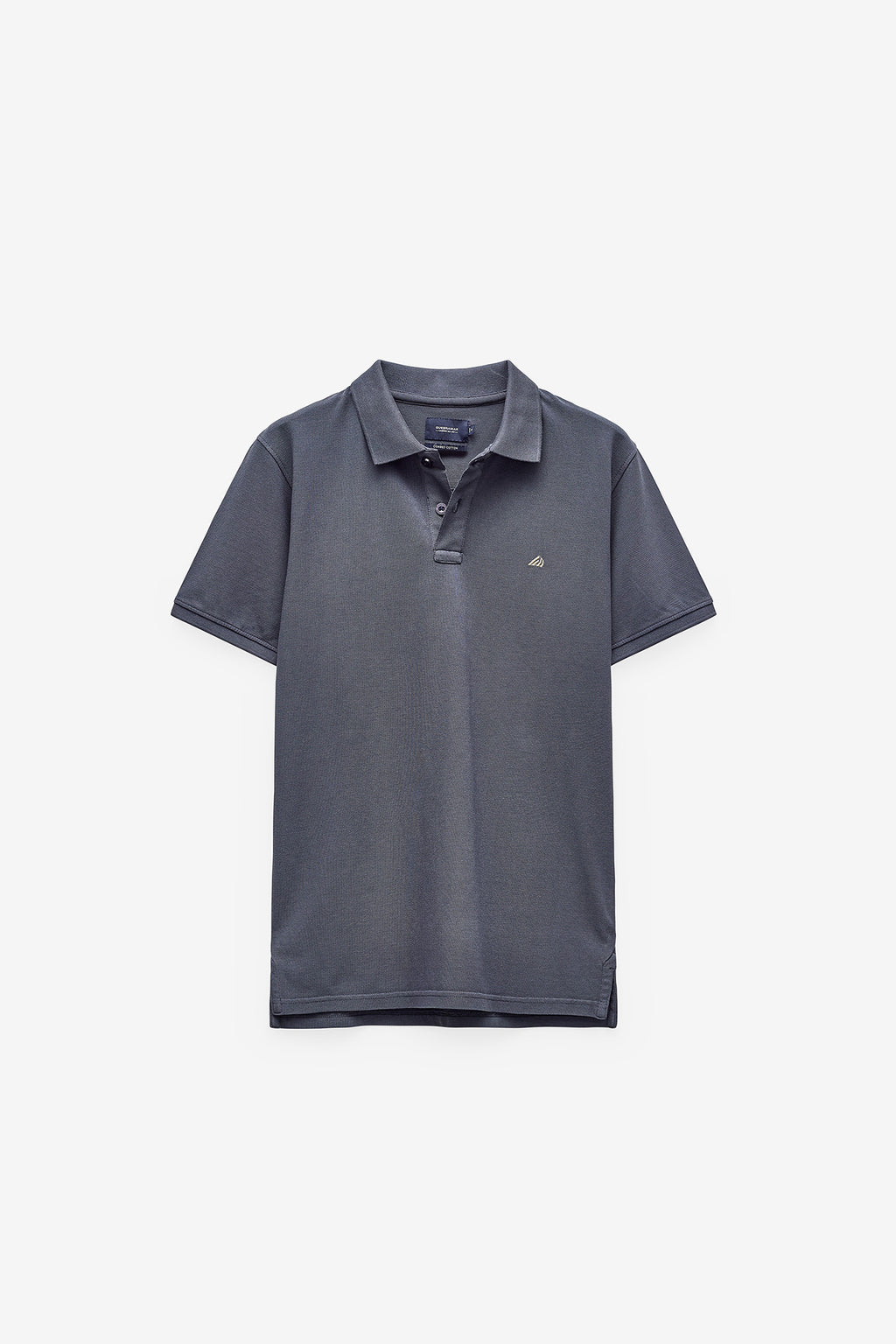 POLO PIQUET COM LOGO EM CONTRASTE