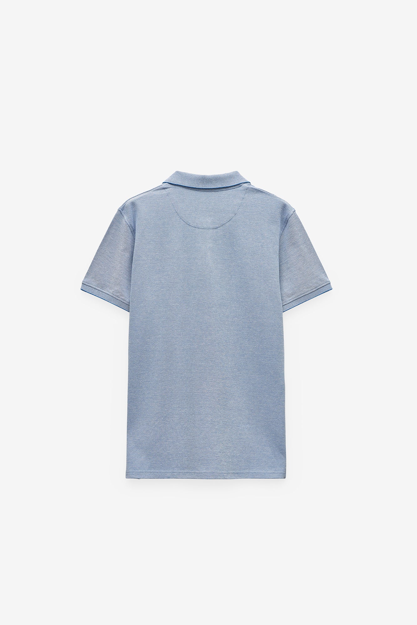 POLO COM EFEITO OXFORD MELANGE