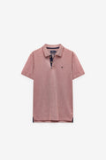 POLO COM EFEITO OXFORD MELANGE