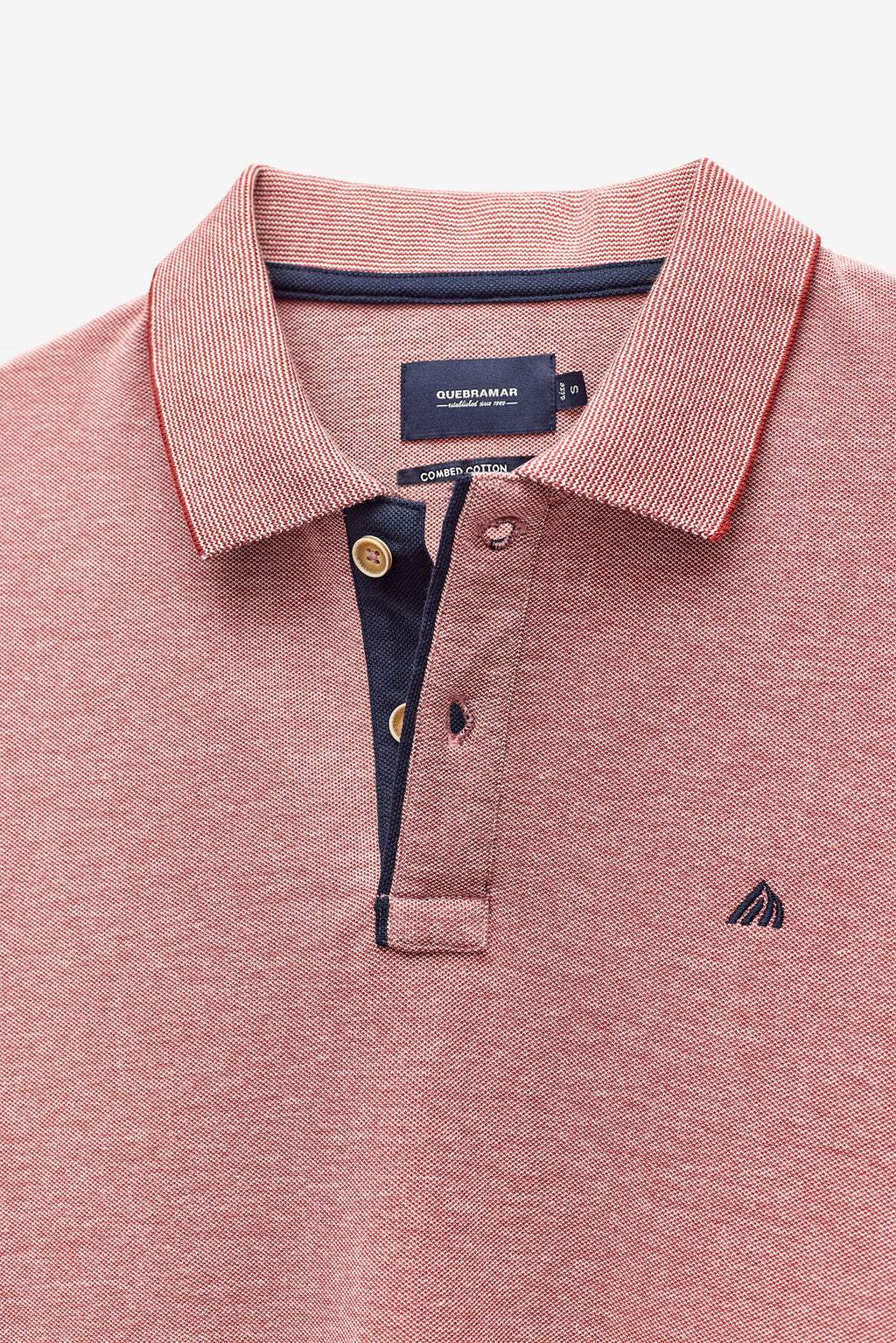 POLO COM EFEITO OXFORD MELANGE