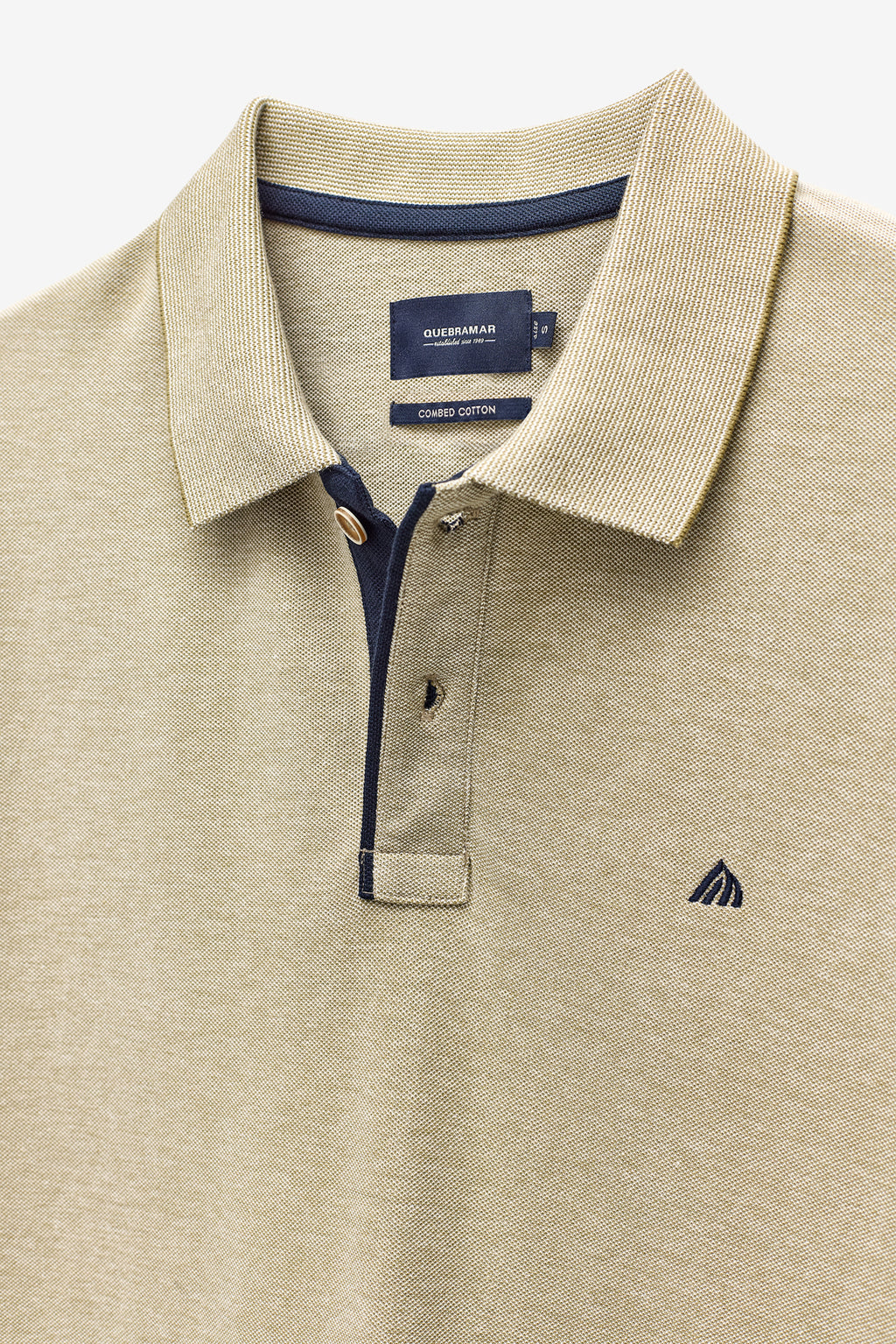POLO COM EFEITO OXFORD MELANGE