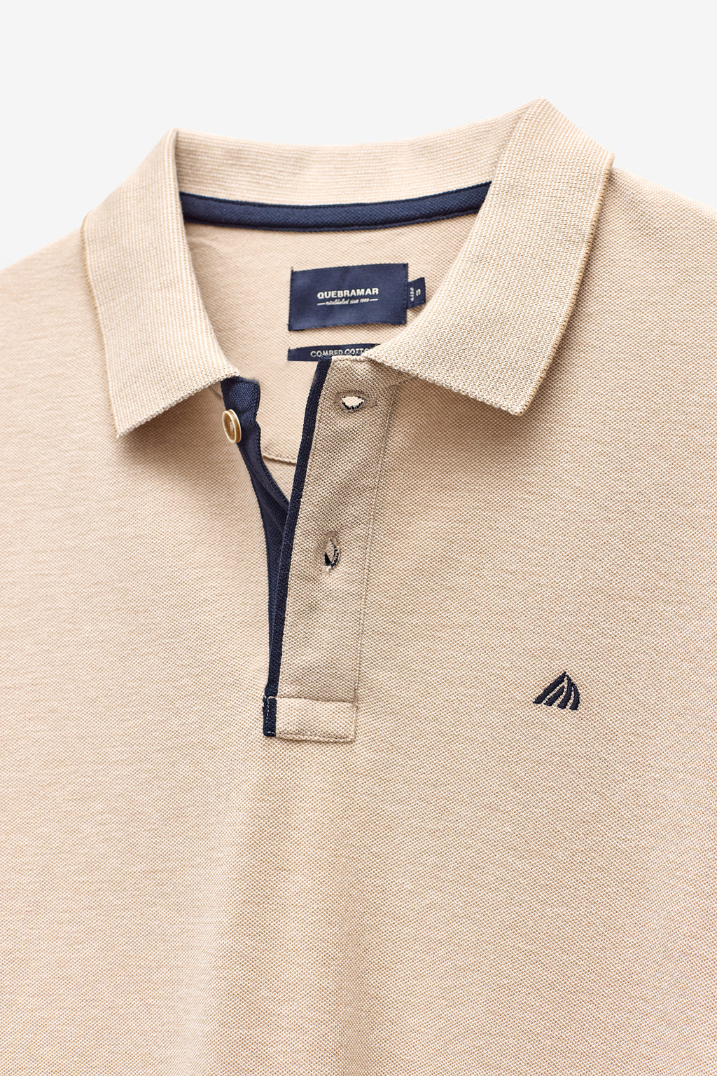 POLO COM EFEITO OXFORD MELANGE