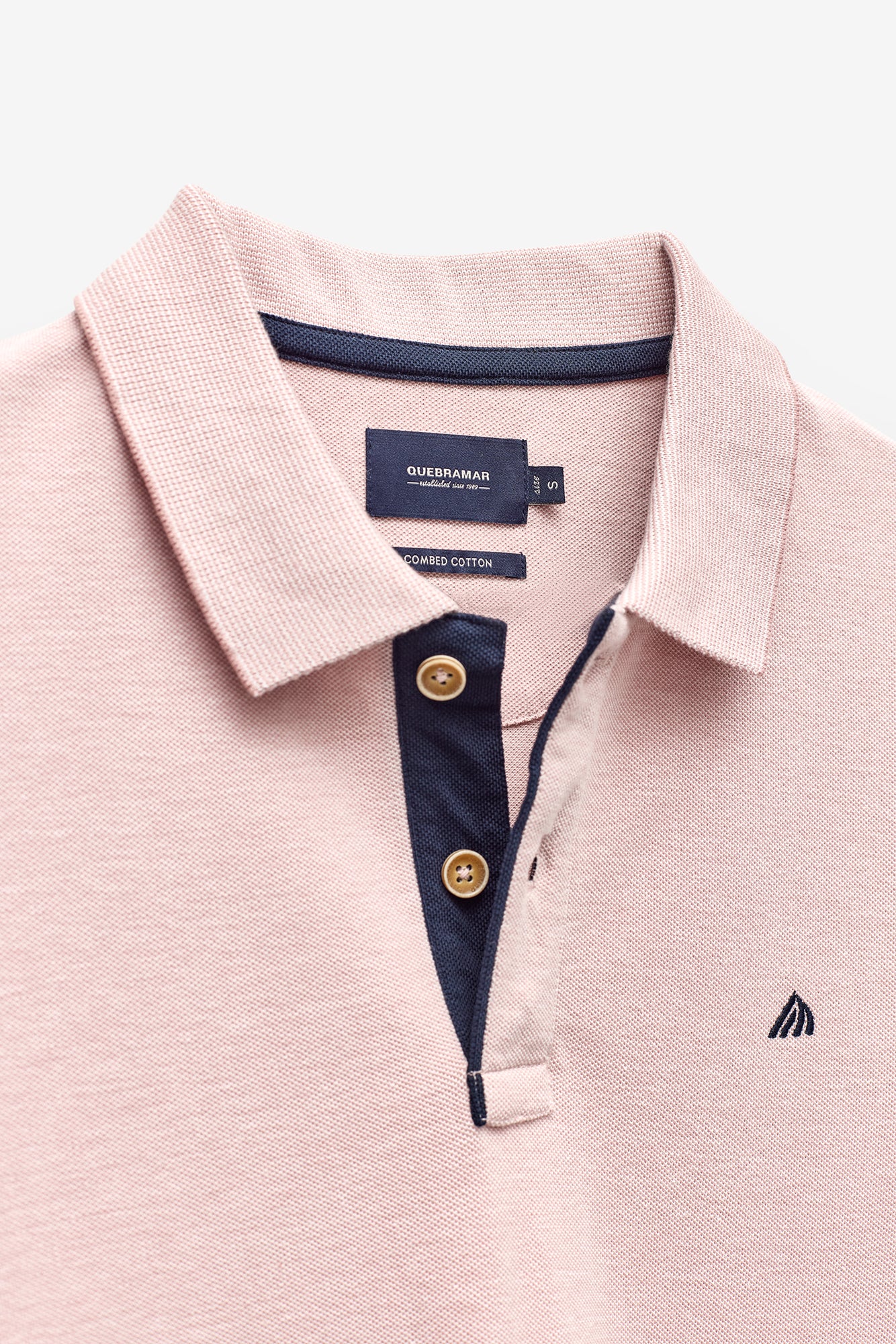 POLO COM EFEITO OXFORD MELANGE