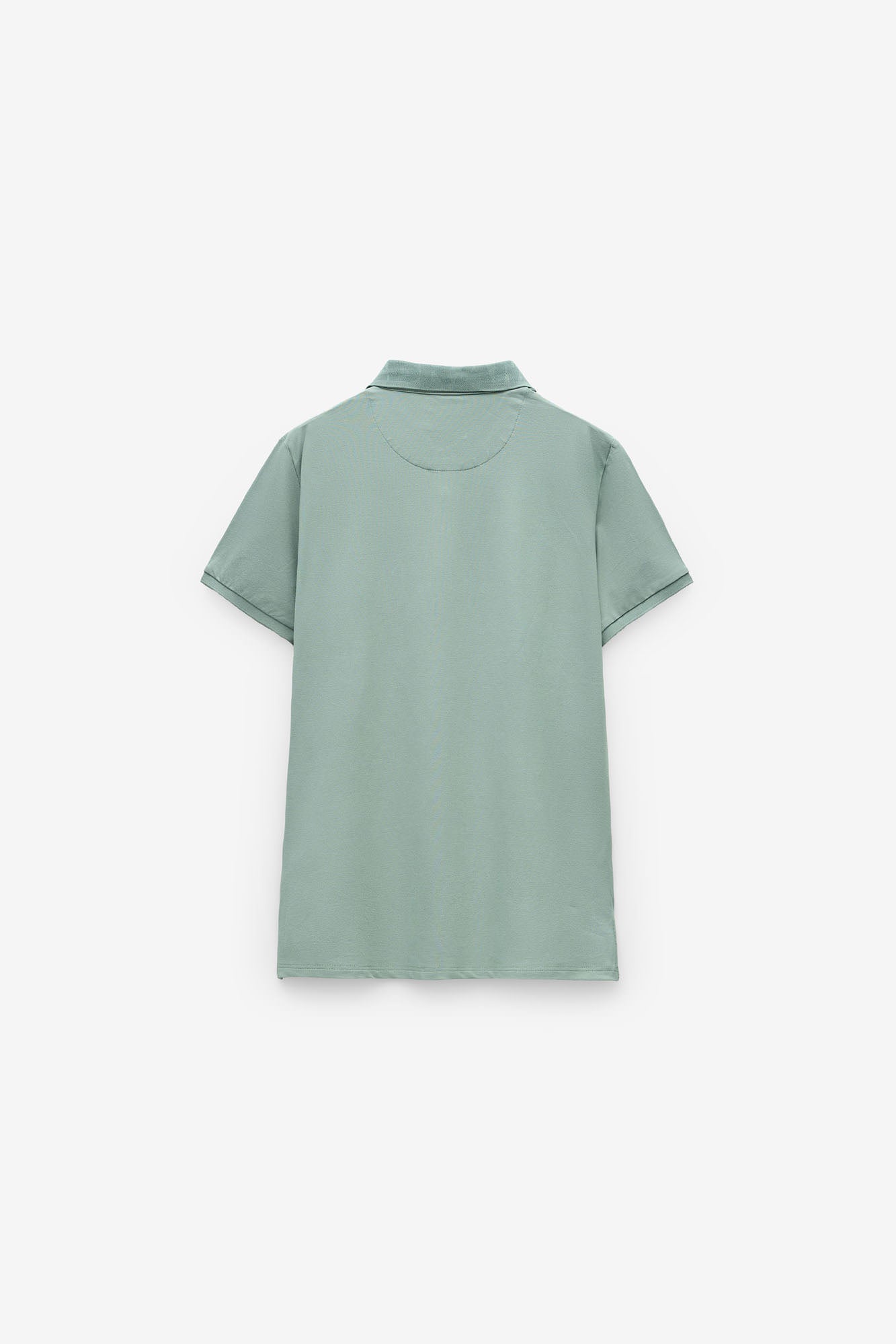 POLO MICRO PIQUET COM GOLA JACQUARD