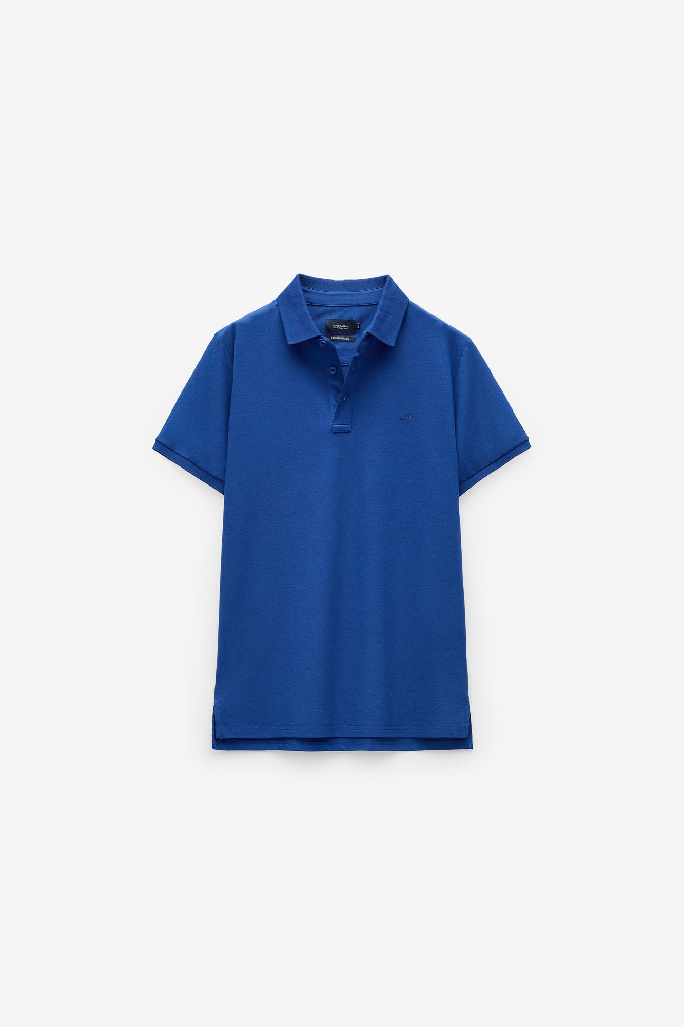 POLO DE MICROPIQUÉ CON CUELLO JACQUARD
