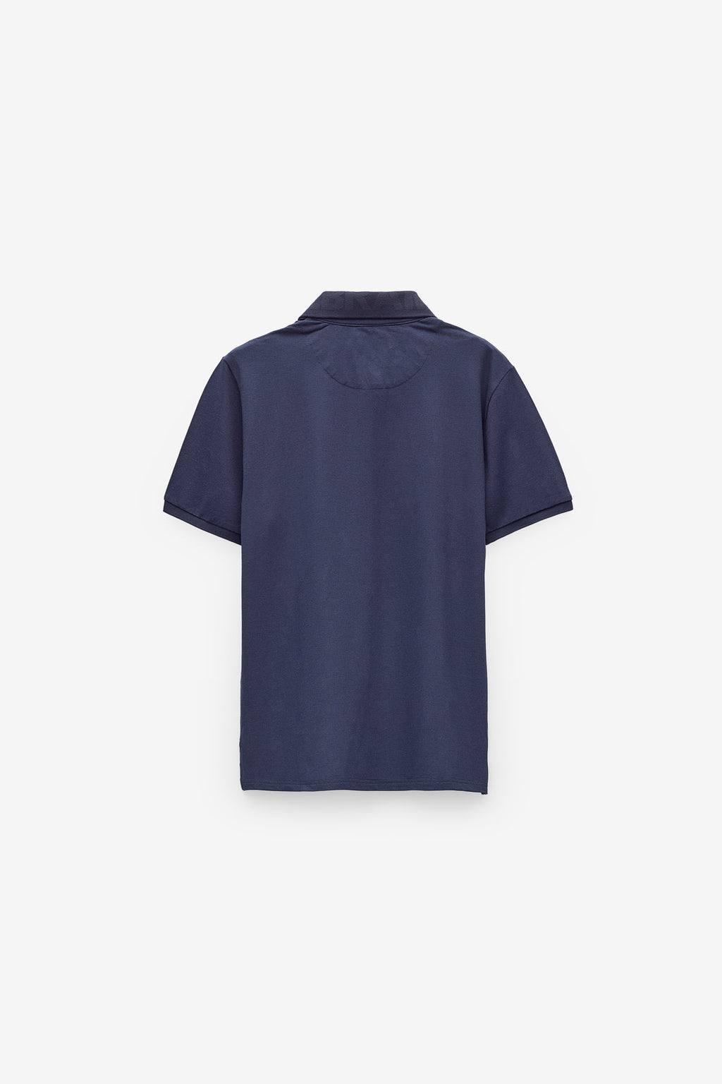 POLO MICRO PIQUÉ CON CUELLO JACQUARD