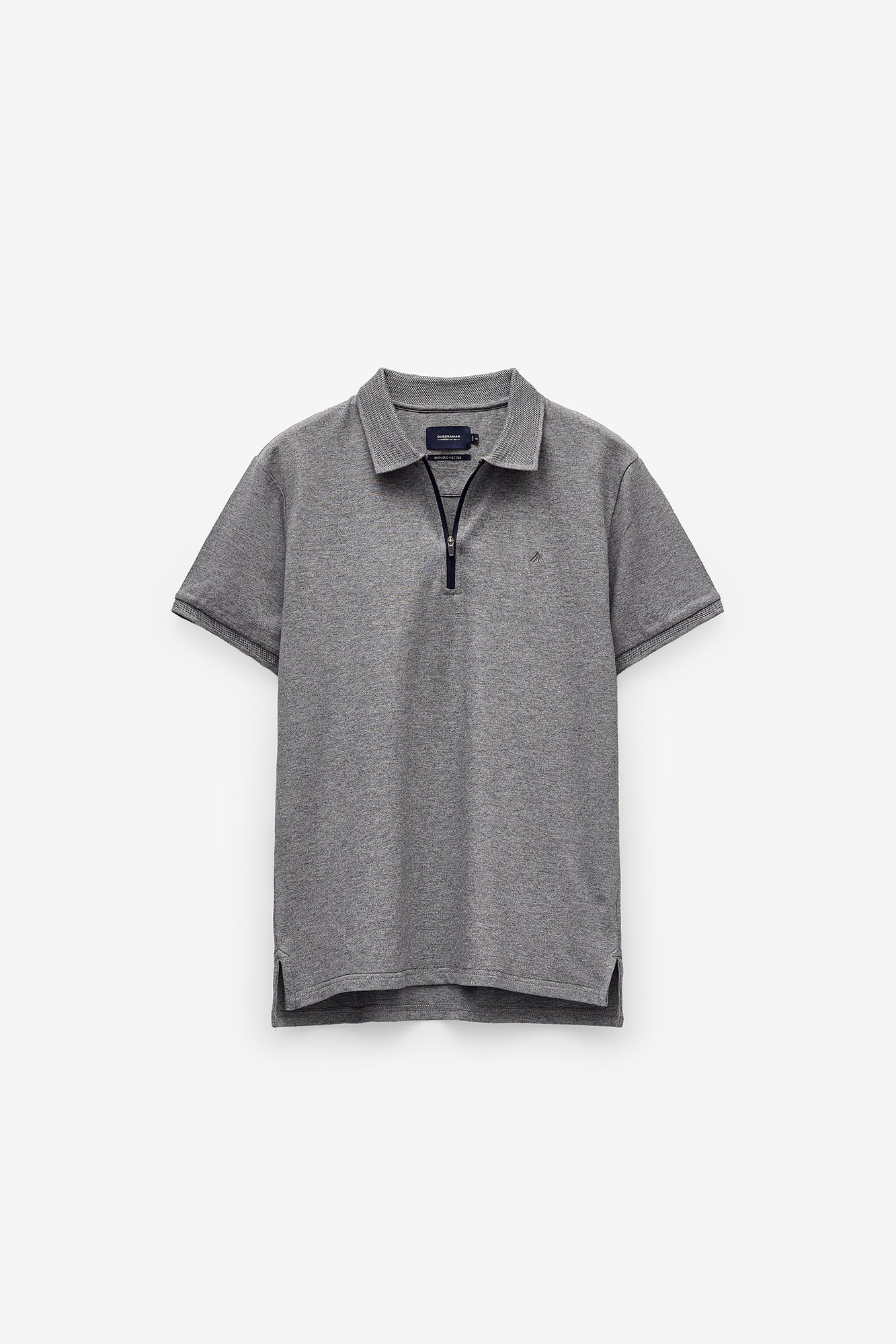 POLO MICRO PIQUET COM FECHO