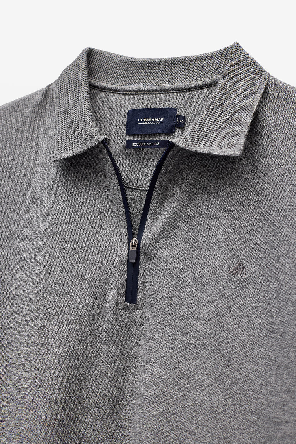 POLO MICRO PIQUET COM FECHO