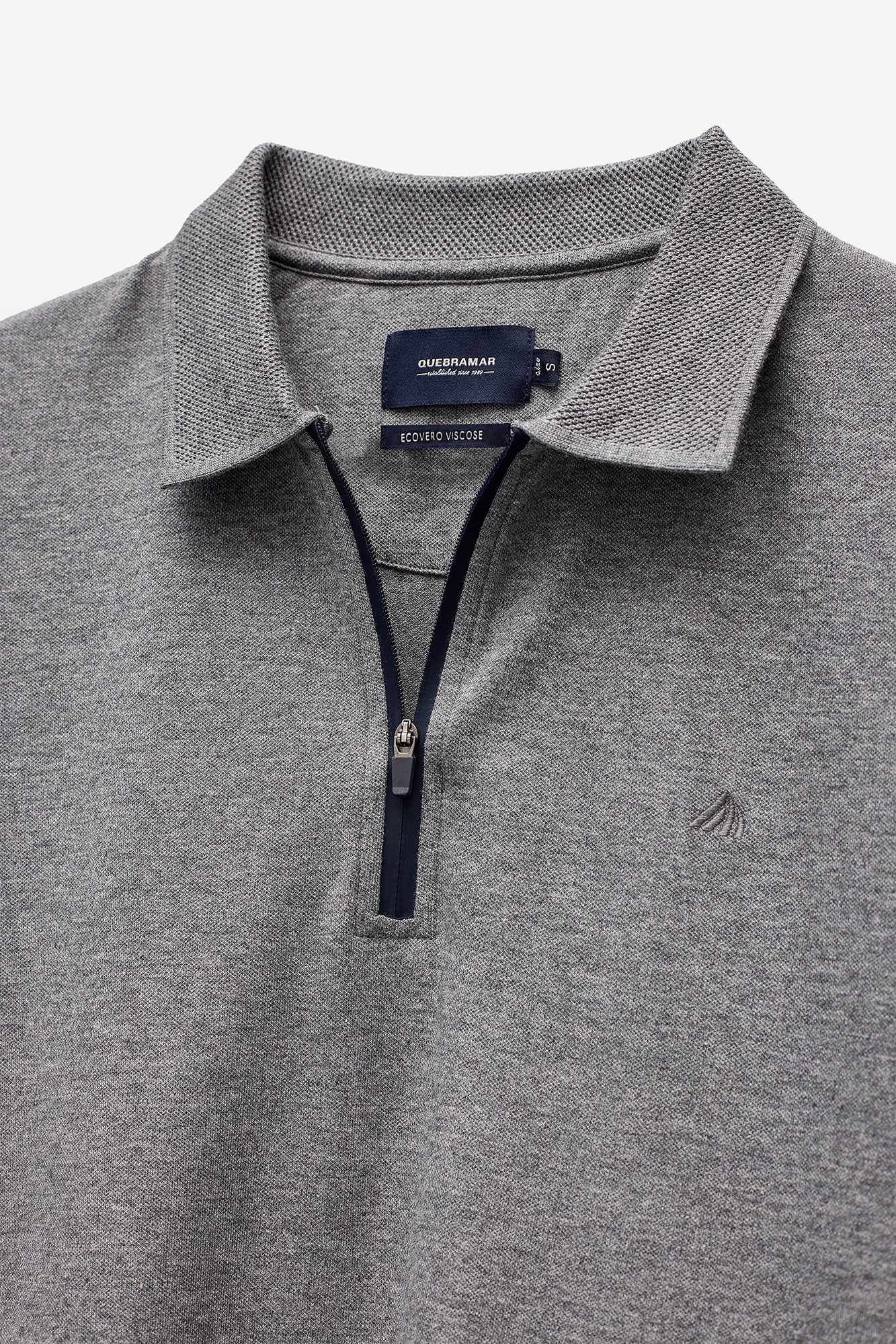 POLO MICRO PIQUET COM FECHO