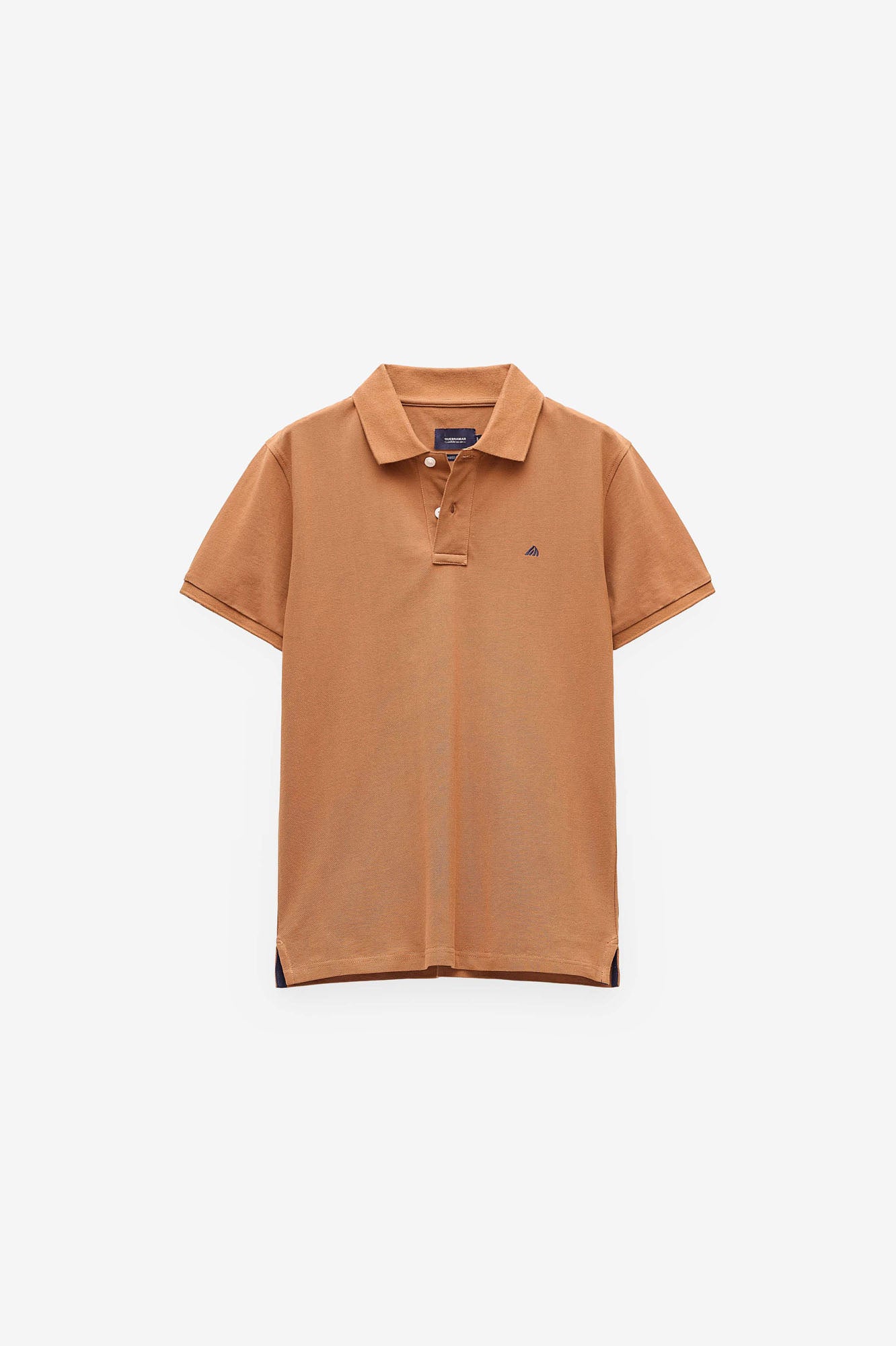 POLO BÁSICO COM LOGO A CONTRASTE