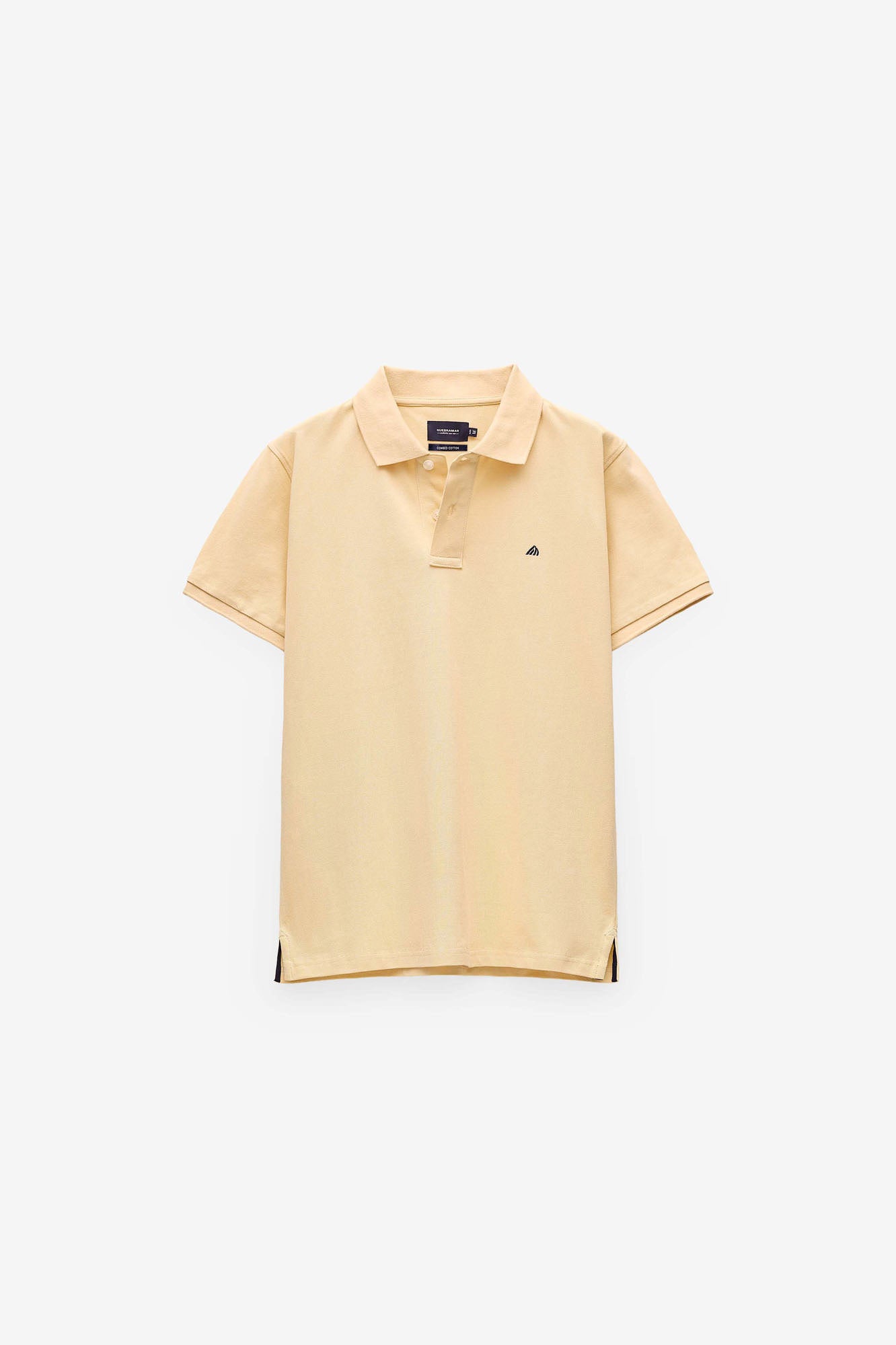 POLO BÁSICO COM LOGO A CONTRASTE