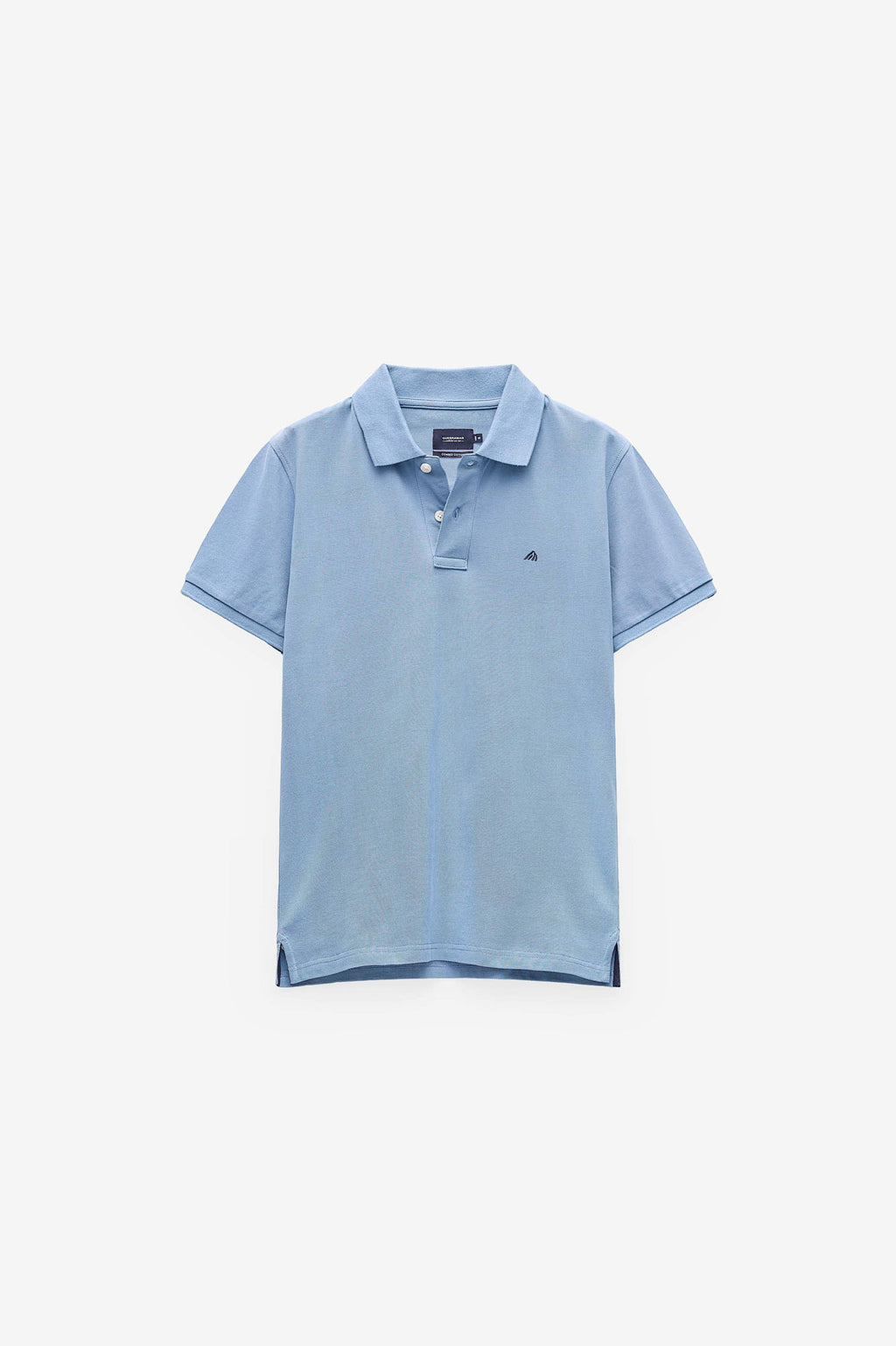 POLO BÁSICO COM LOGO A CONTRASTE