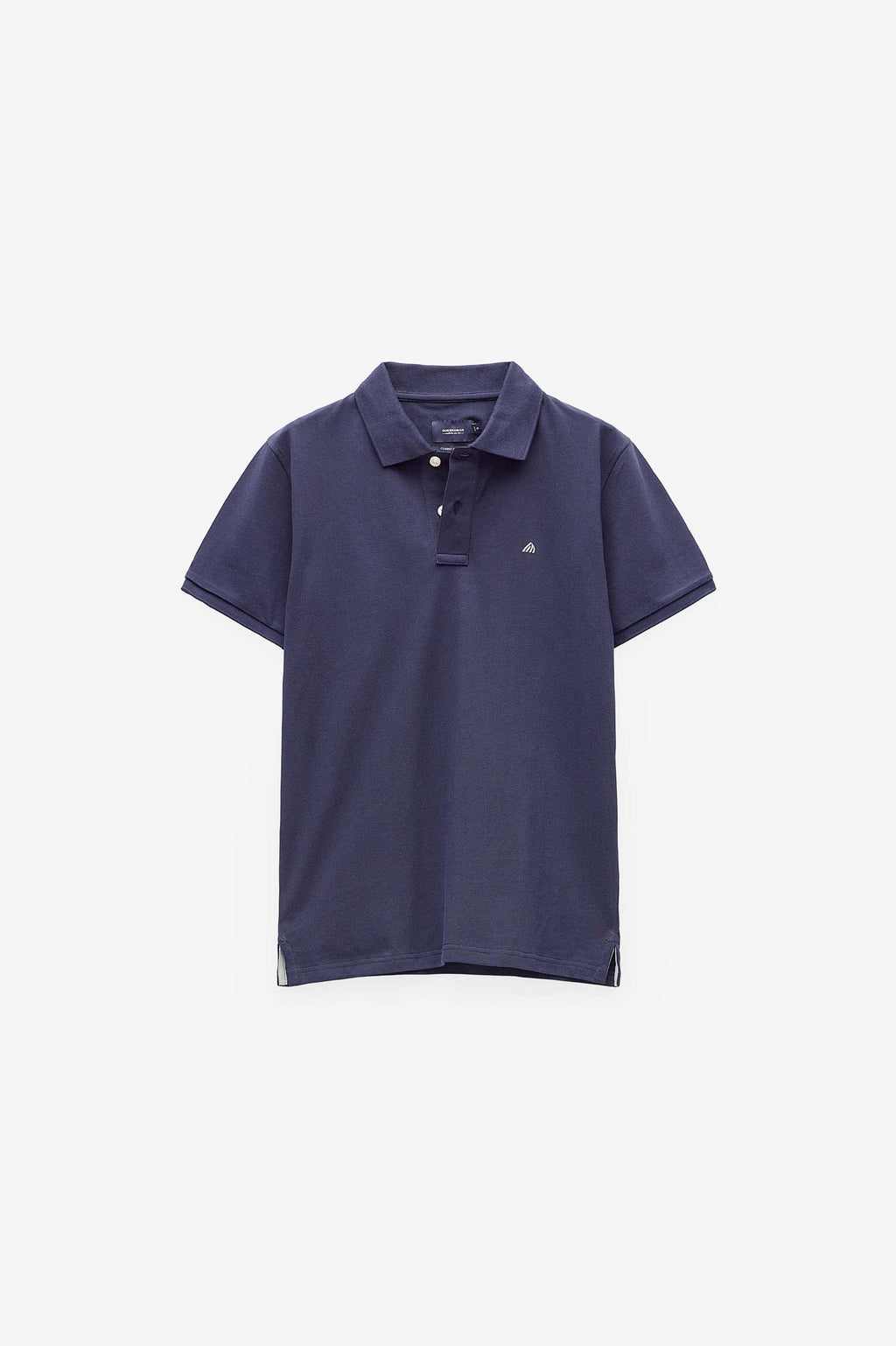 POLO BÁSICO COM LOGO A CONTRASTE