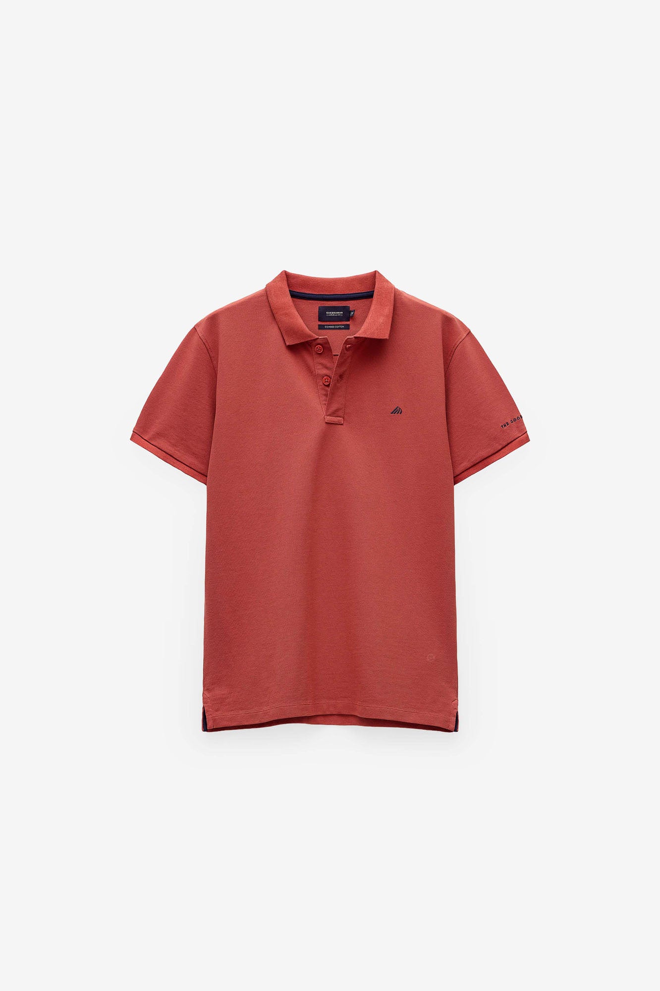 POLO PIQUET COM LOGO A CONTRASTE