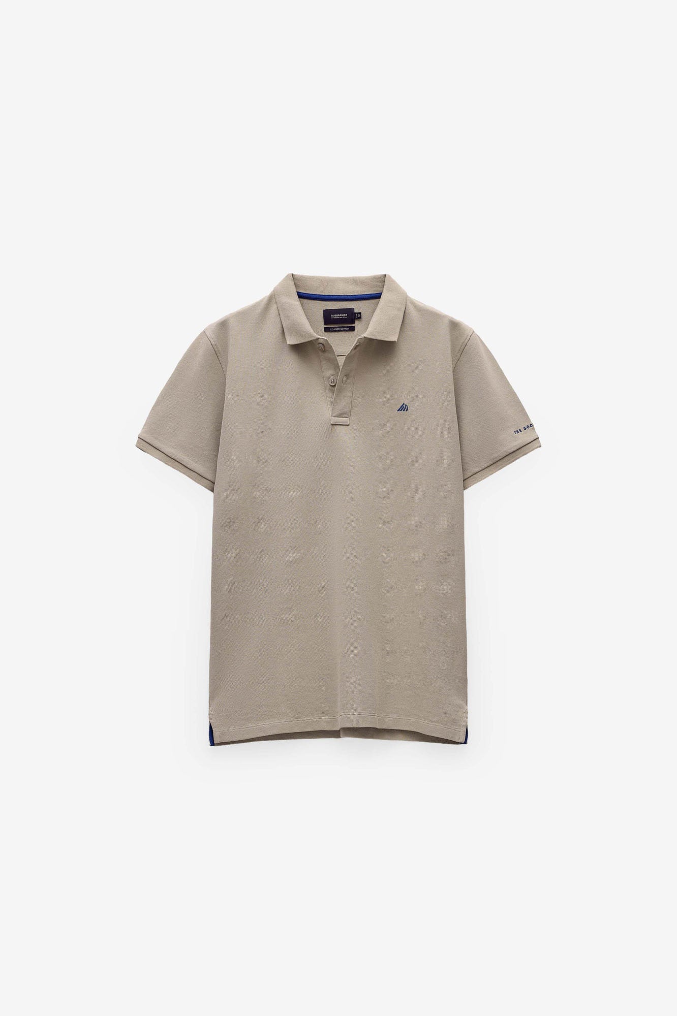 POLO PIQUÉ CON LOGO EN CONTRASTE
