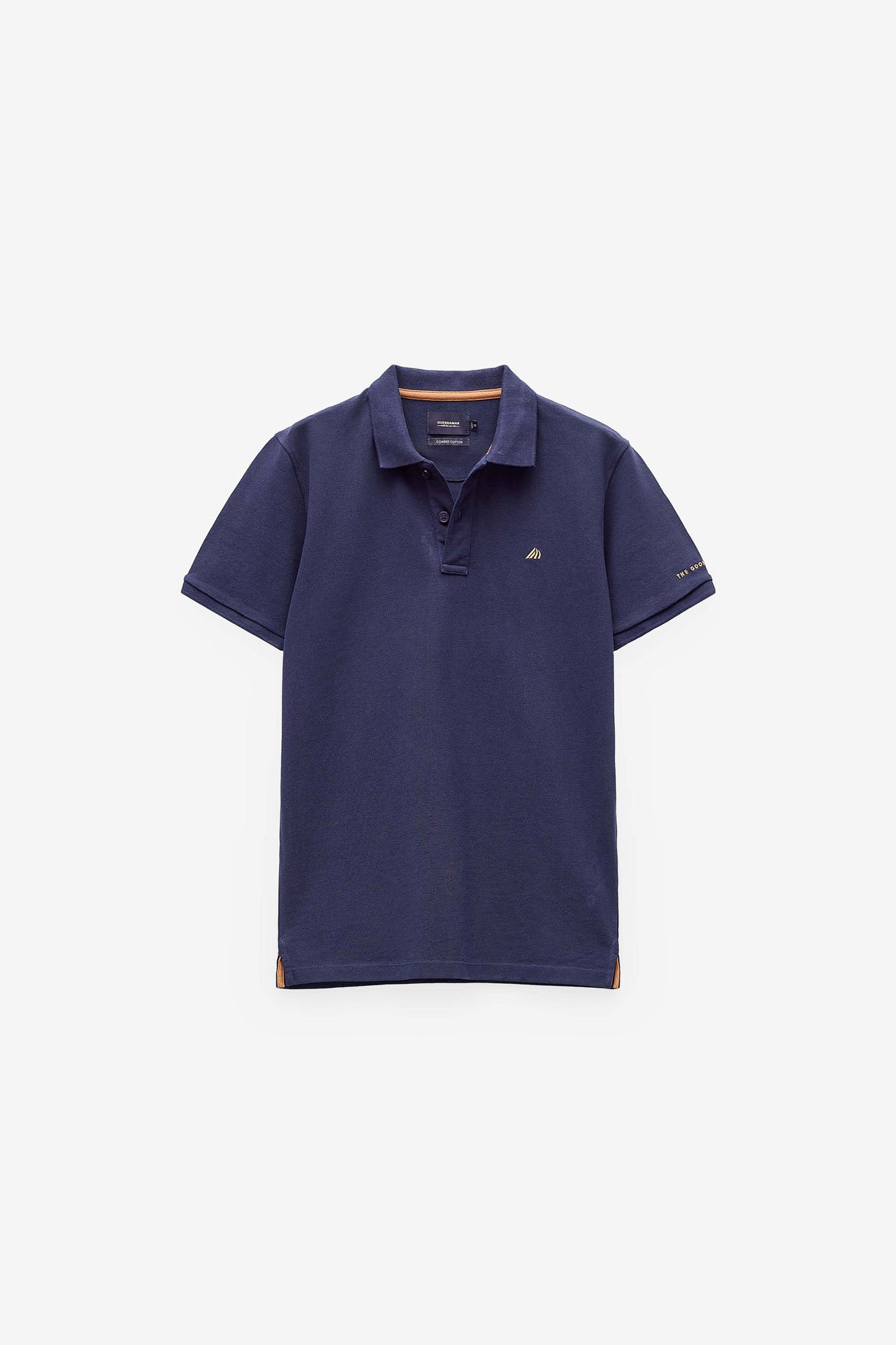 POLO PIQUÉ CON LOGO A CONTRASTE