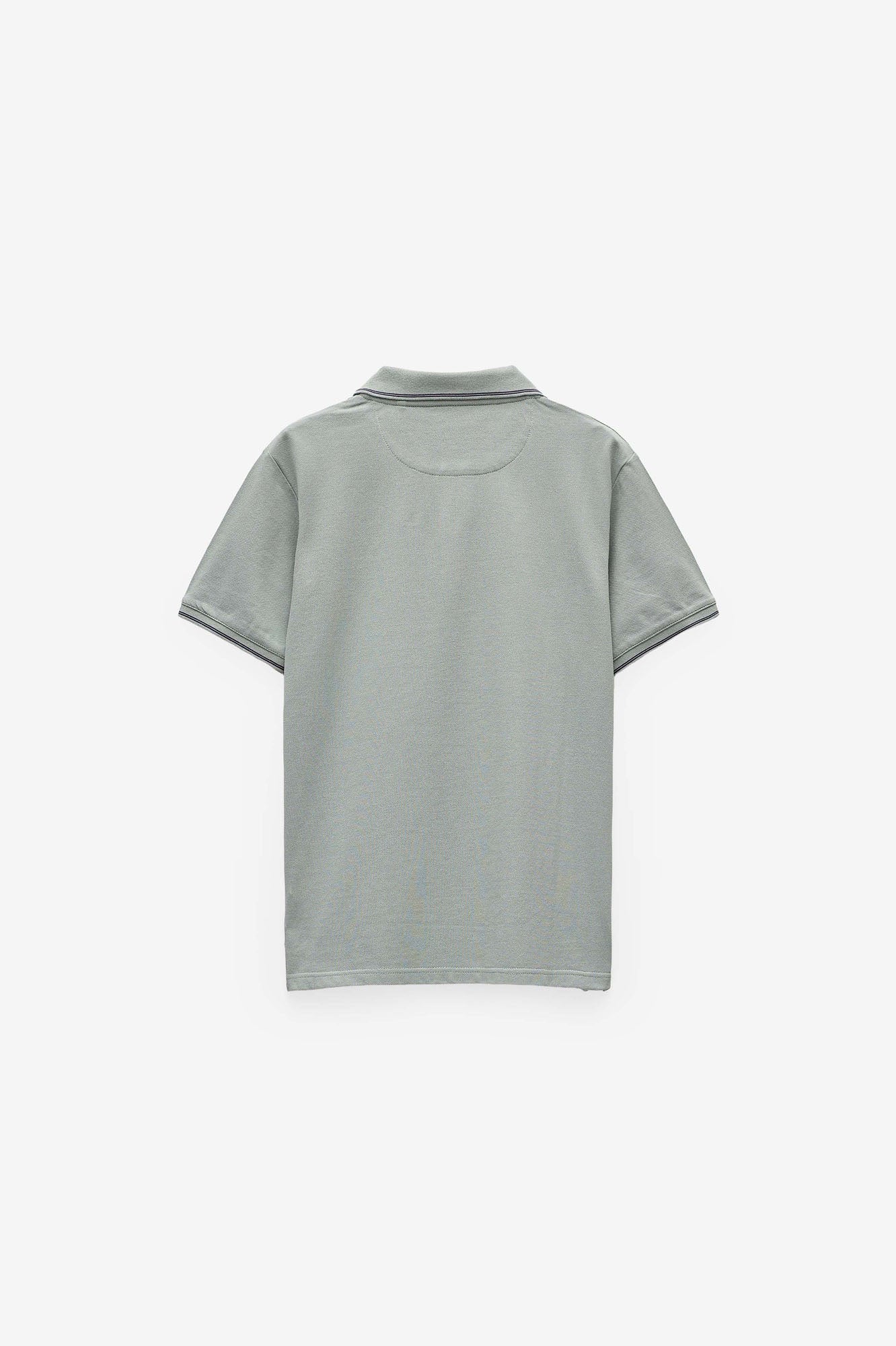 POLO DE HOMBRE CON RAYAS EN EL CUELLO DE CANALÉ