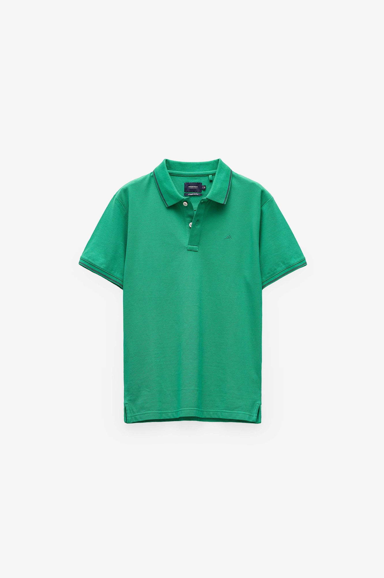 POLO COM RISCAS NA GOLA