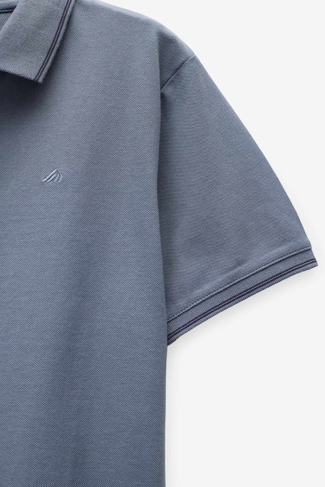 POLO HOMBRE RAYAS CUELLO RIB