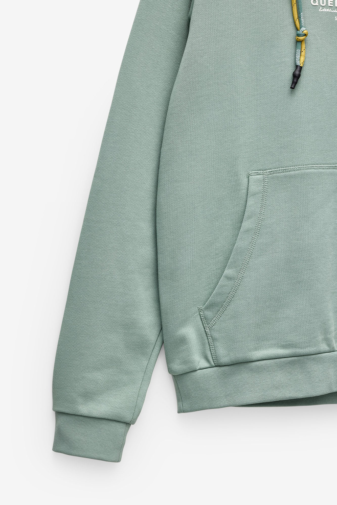 SWEATSHIRT COM CAPUZ E BORDADO