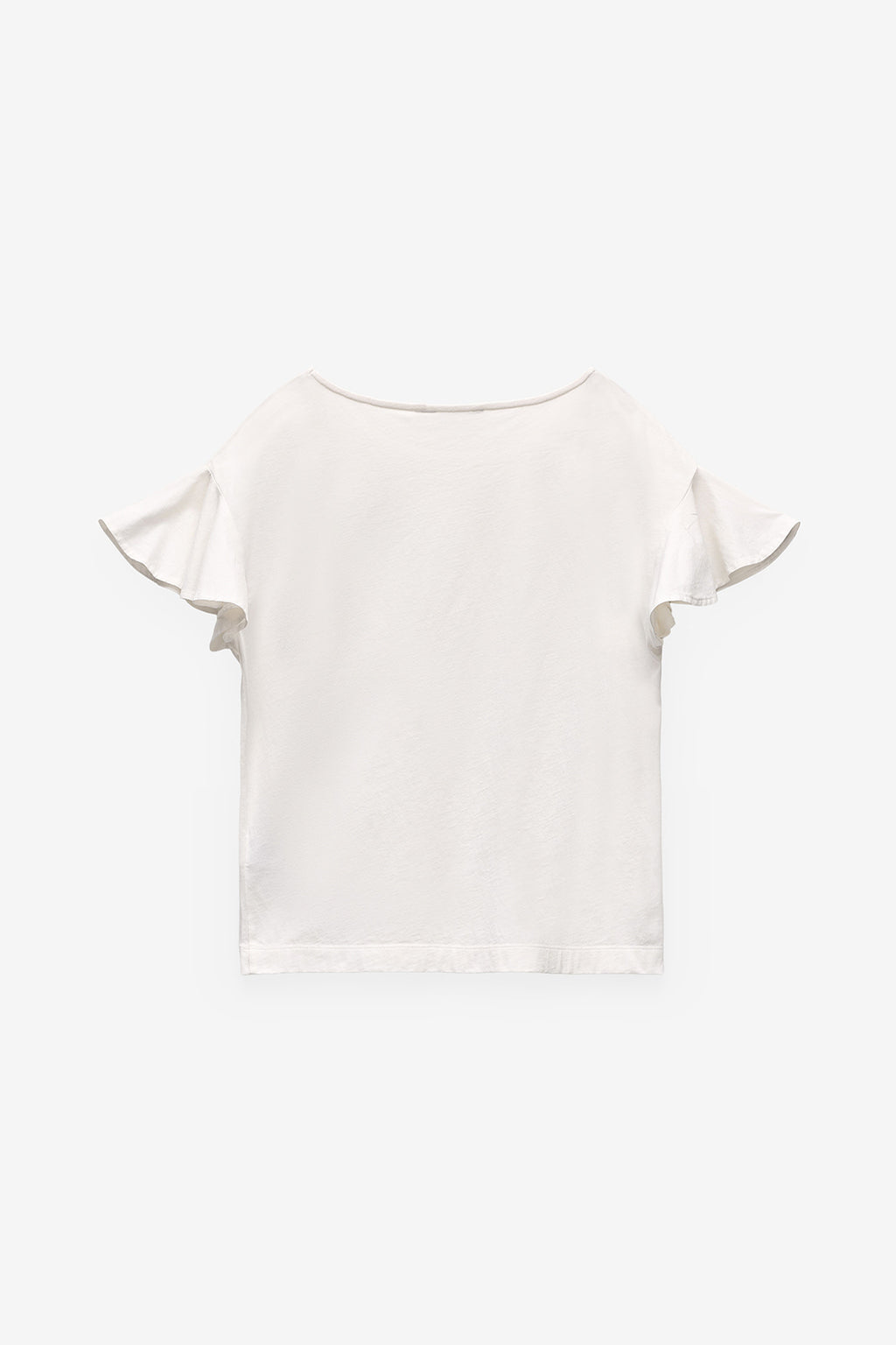 T-SHIRT COM FOLHO NA MANGA