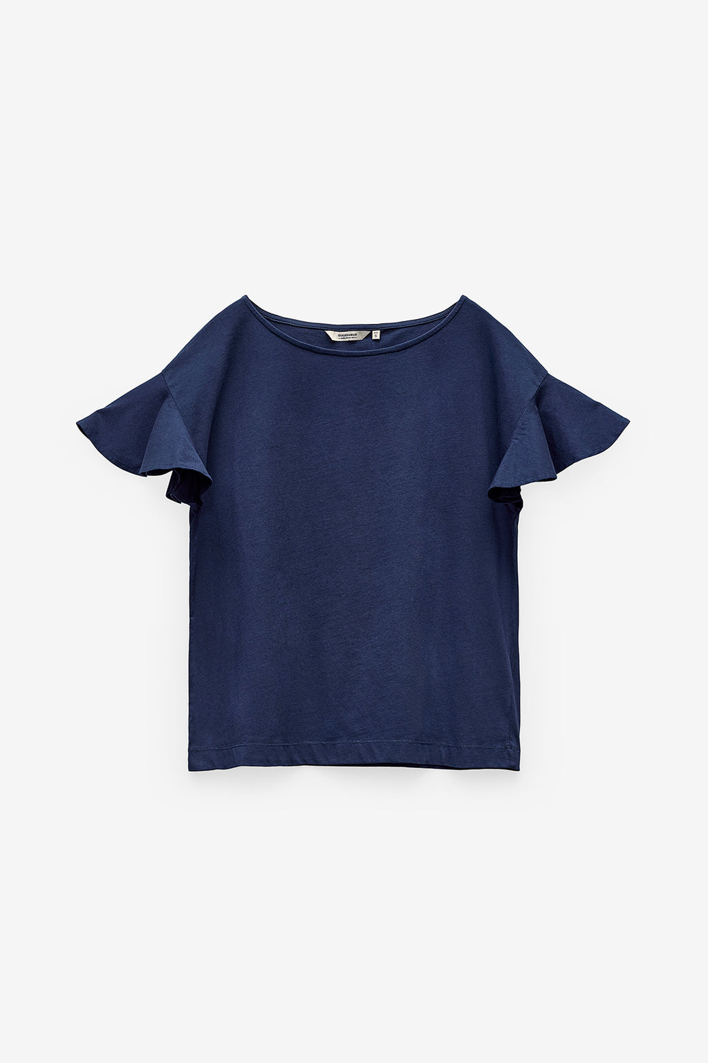 T-SHIRT COM FOLHO NA MANGA