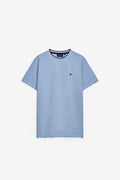 T-SHIRT EM PIQUET EFEITO OXFORD