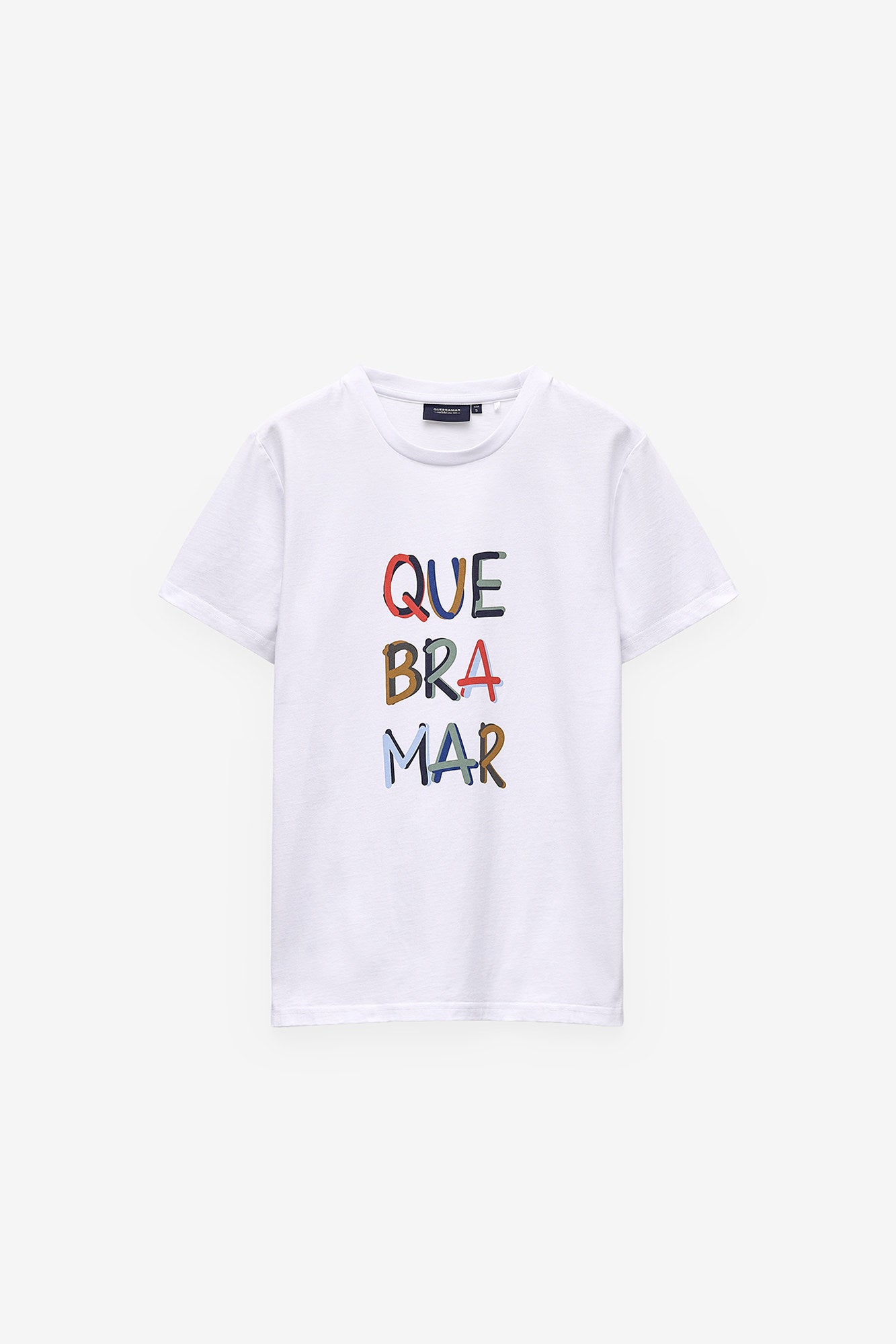 T-SHIRT COM PRINT QUEBRAMAR