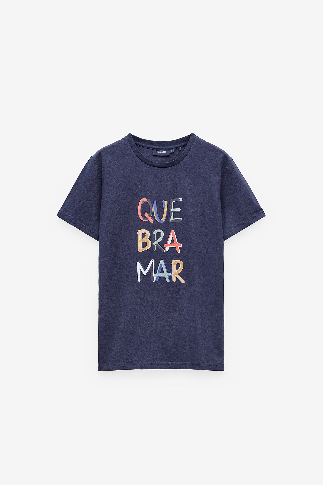 T-SHIRT COM PRINT QUEBRAMAR
